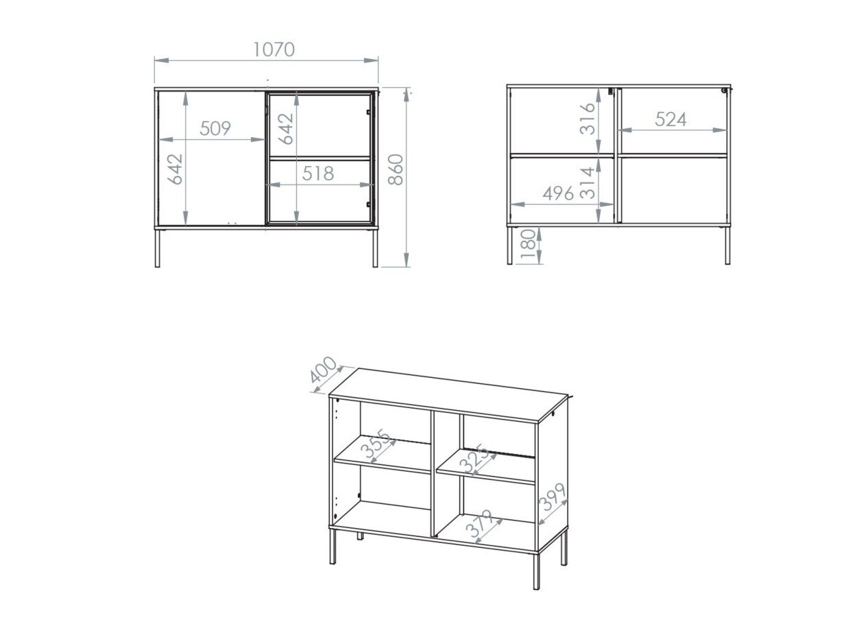 Stuemøbelsæt Virsalo 107