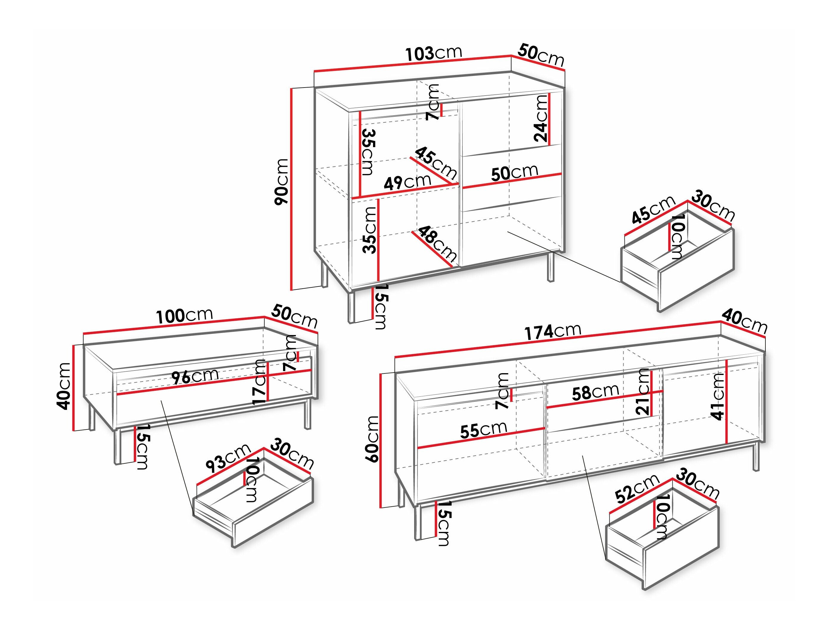 Stuemøbelsæt Comfivo Delruva 106 (Kashmir)