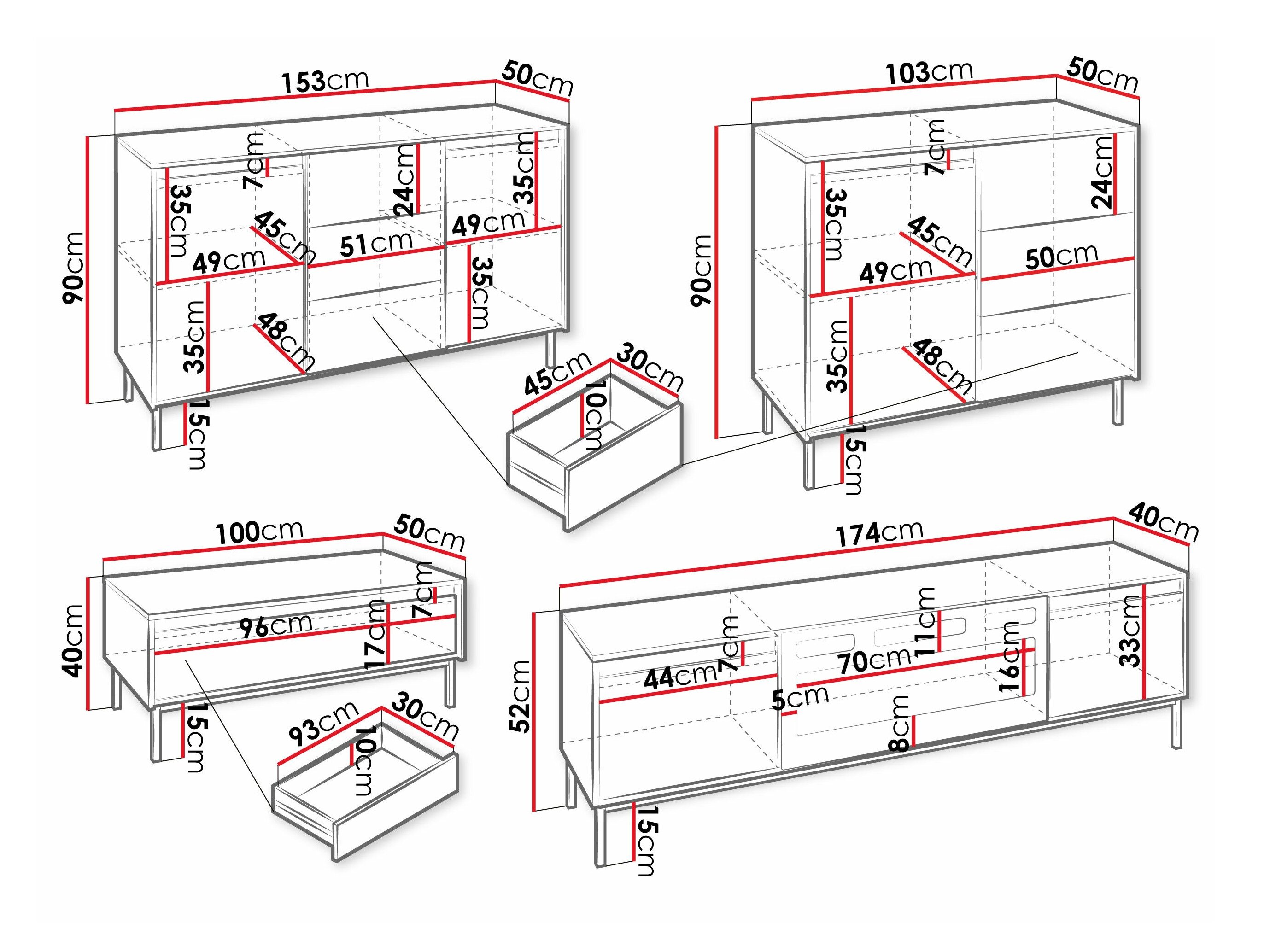 Stuemøbelsæt Comfivo Delruva 109 (Sort)