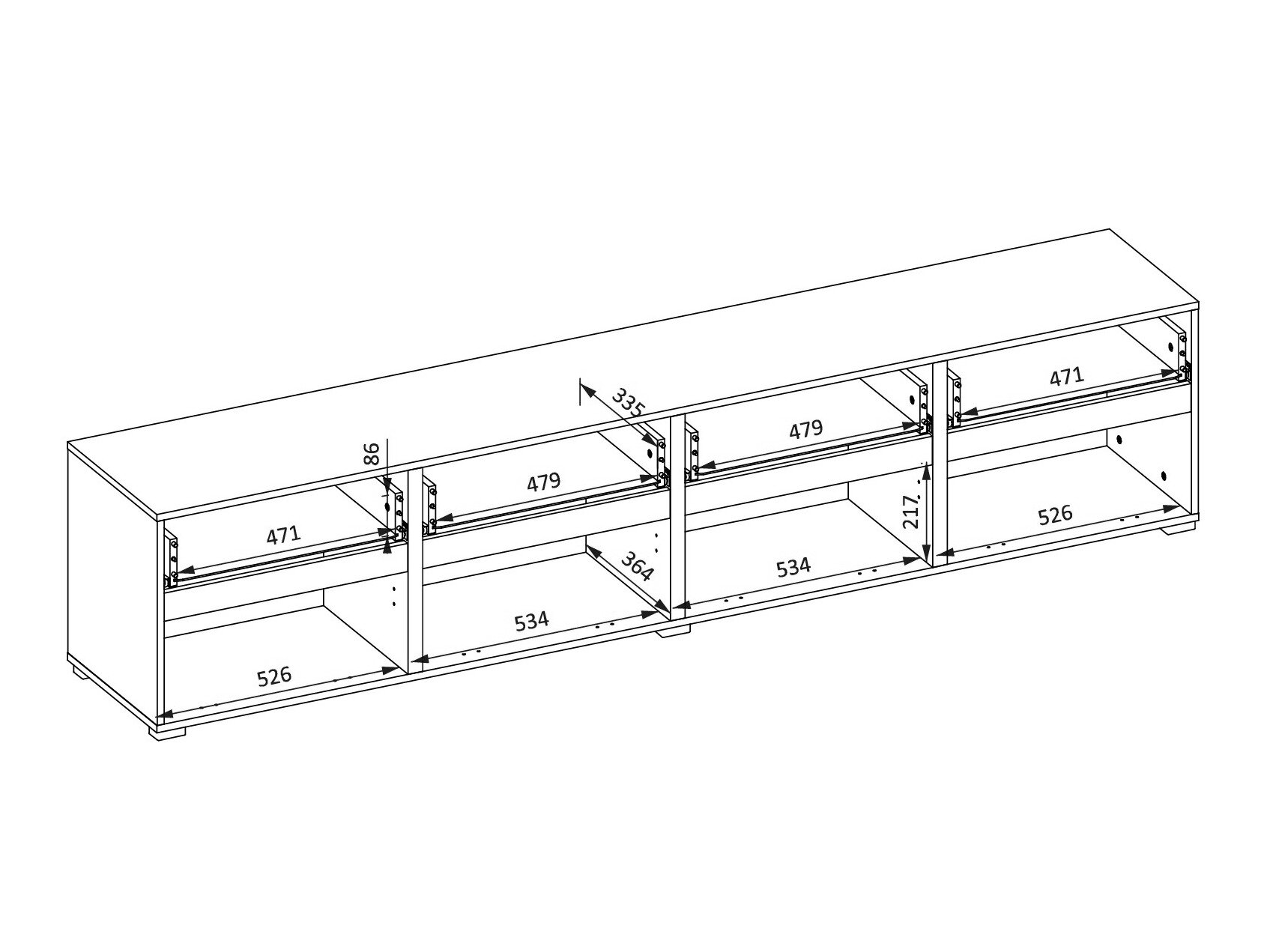 TV-bord Alfere 101 (Wotan eg)