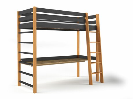 Køjeseng Ogden 173 (Sort)