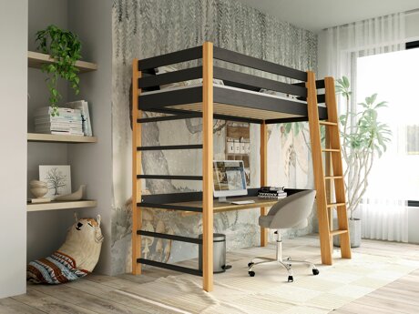 Køjeseng Ogden 173 (Sort)