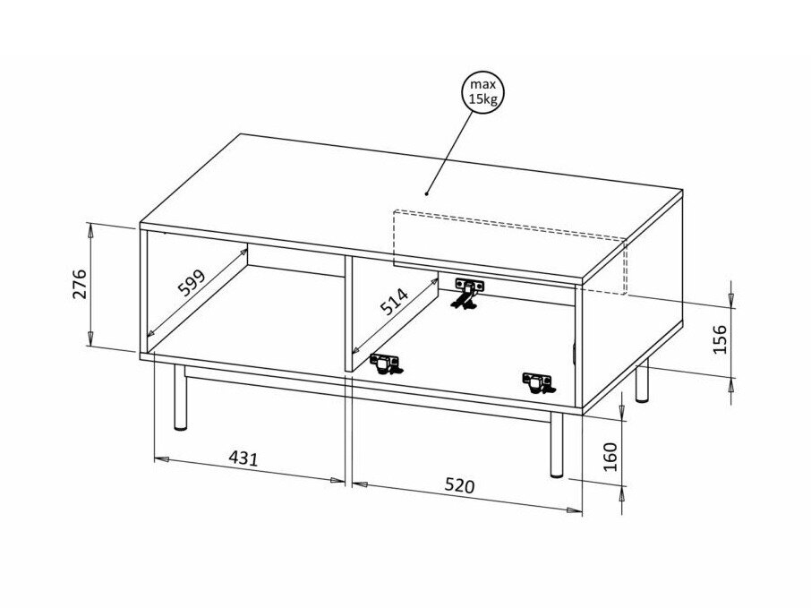 Sofabord Avimera 104