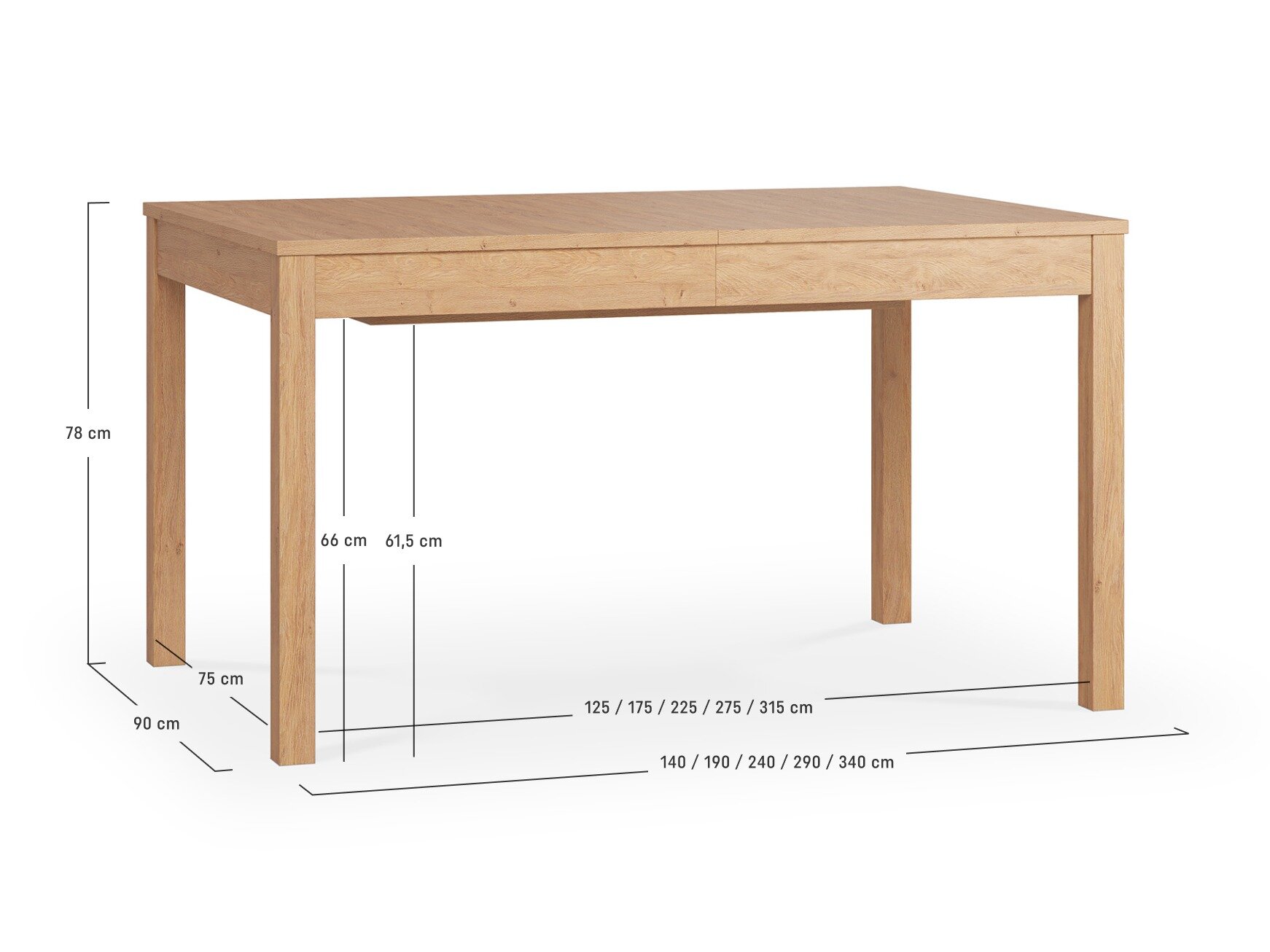 Tisch Sosero 105