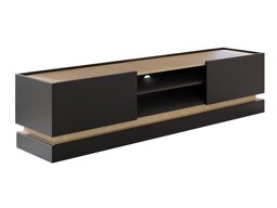 TV-meubel Comfivo Tilia (Zwart + Eiken)