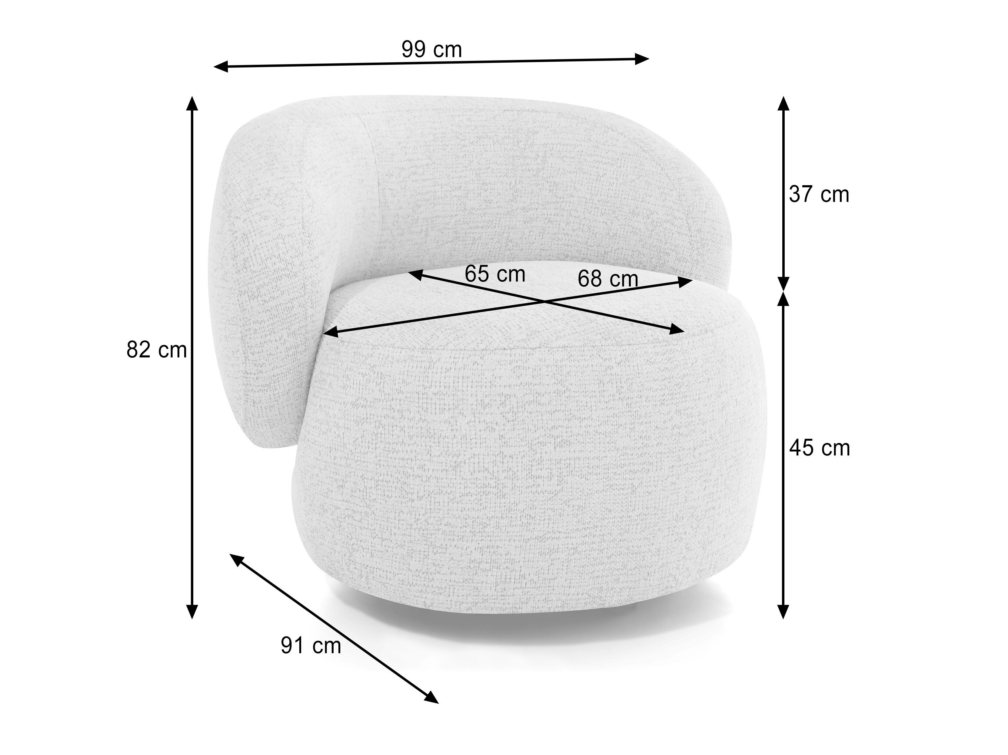 Fauteuil Margate 139 (Bella 85)