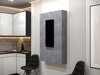 Inklapbare tafel Pinis III (Zwart + Beton)