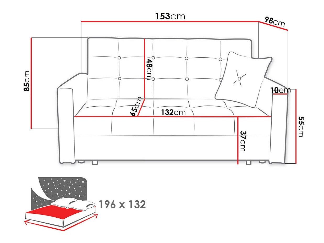 Sovesofa Columbus 102 (Nazar 225.01)
