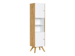 Regal Ruvruvi 106 (Weiss + Eichenholzoptik)