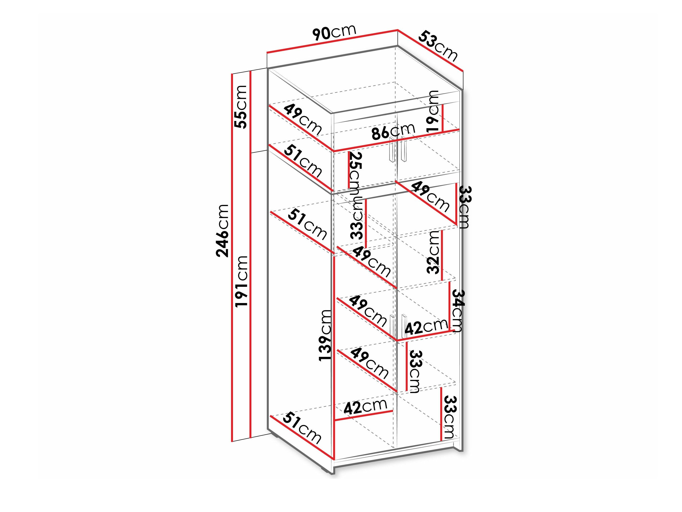 Garderobeskab Novduni 103 (Lefkas eg)