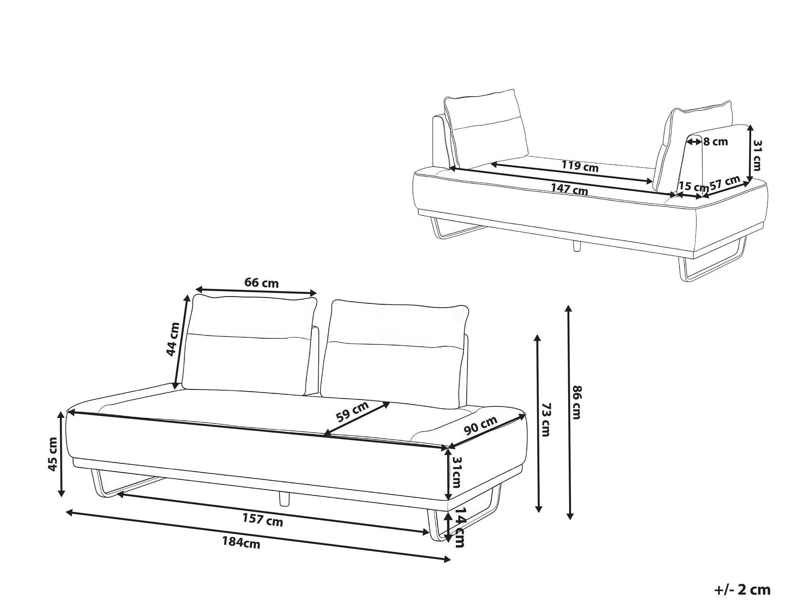Diivan Berwyn 3052 (Valge)