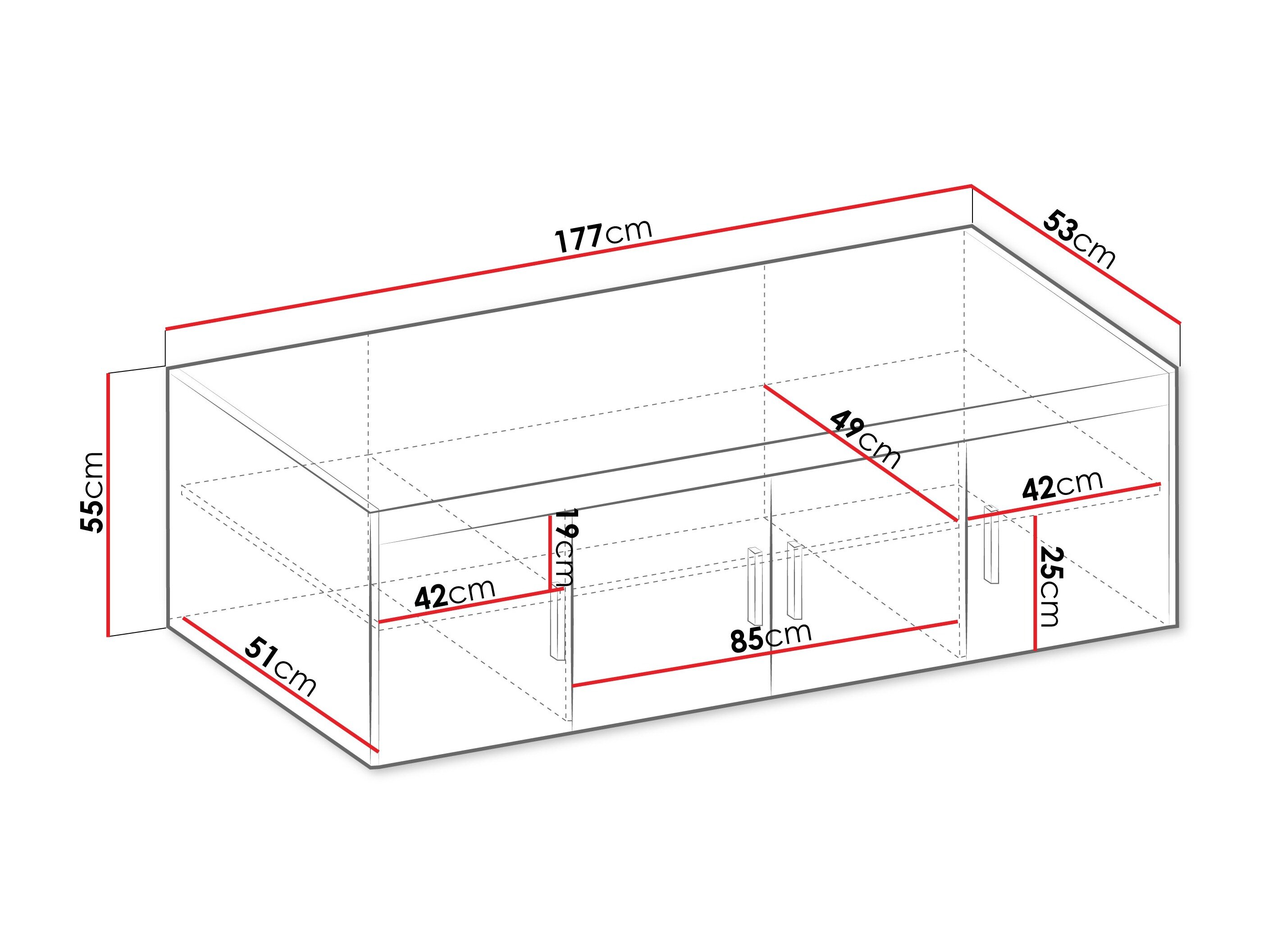 Dressoir Novduni 123 (Eiken)