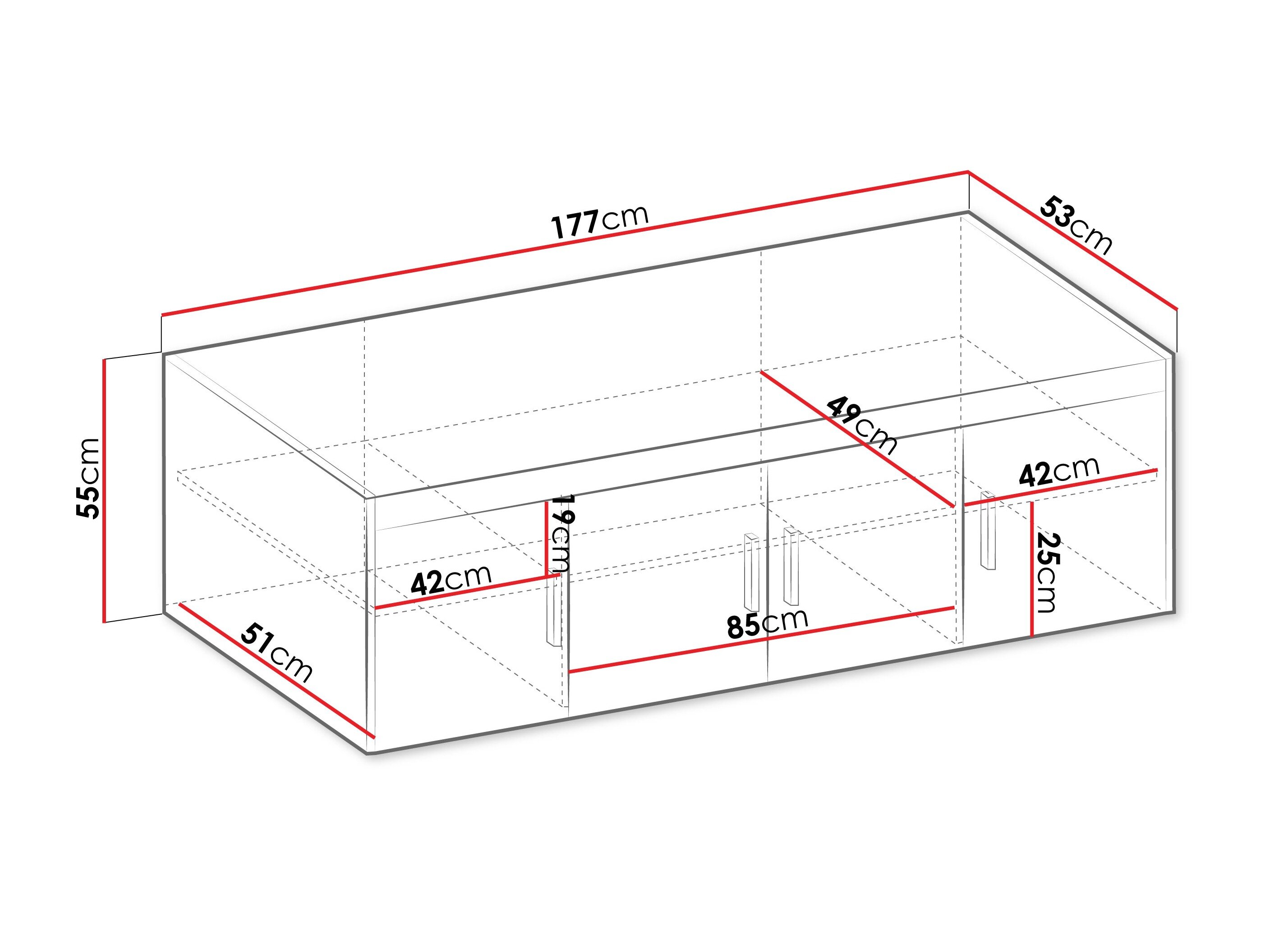 Dressoir Novduni 123 (Lefkas eik)