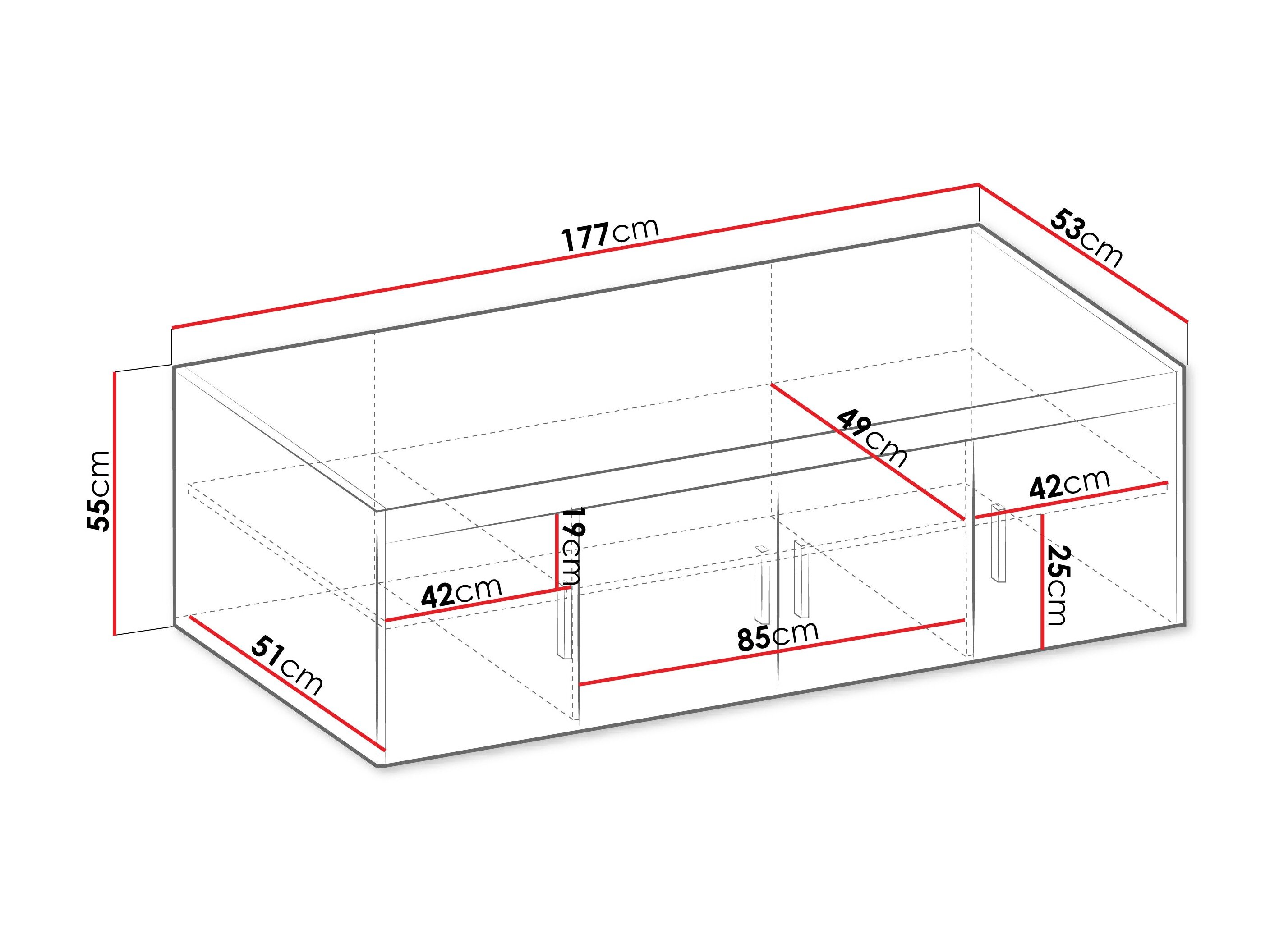 Dressoir Novduni 123 (Sonoma eik)