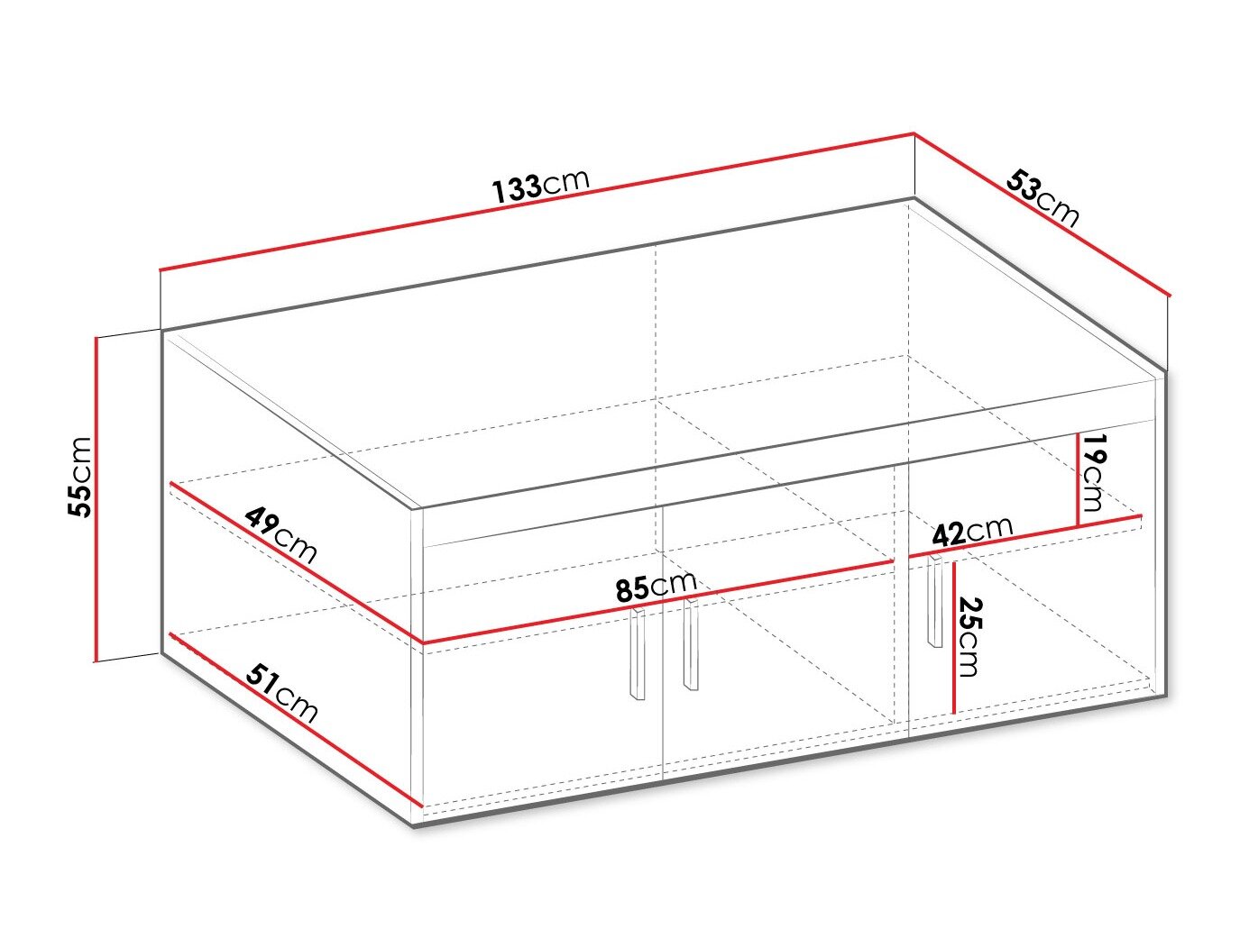 Dressoir Novduni 124 (Lefkas eik)