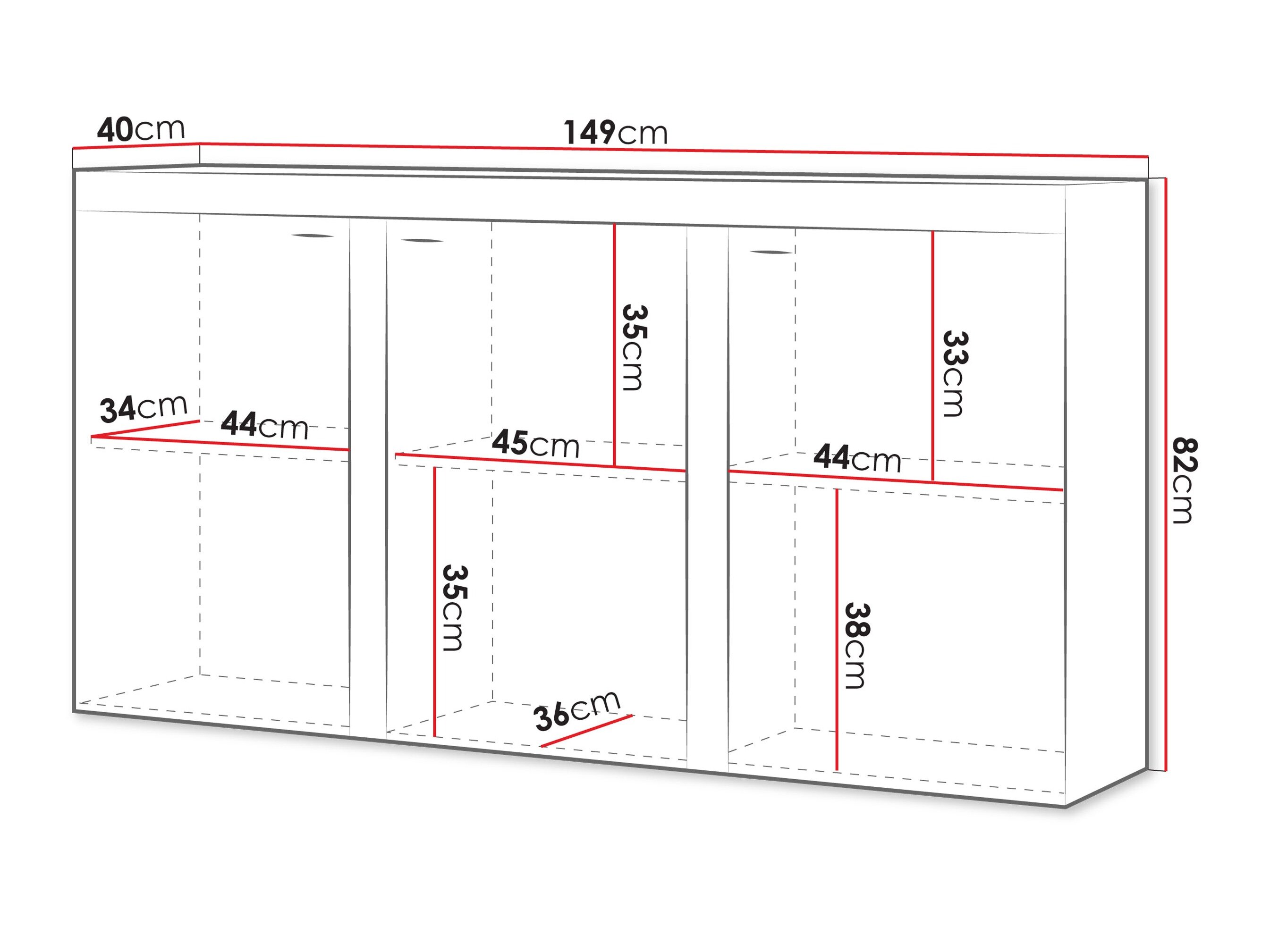 Skænk Soca I (Beige)