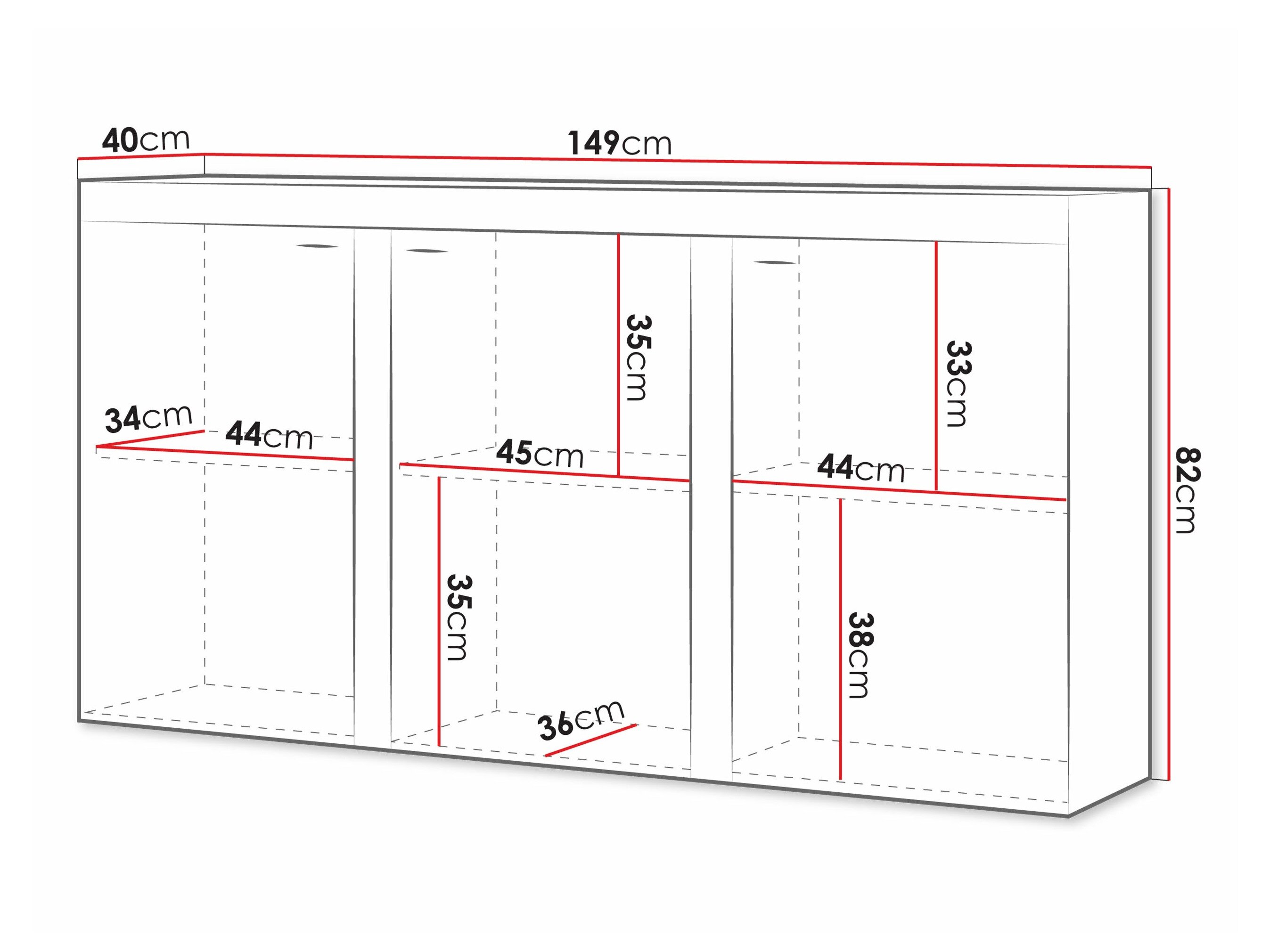 Skænk Soca I (Sonoma eg)