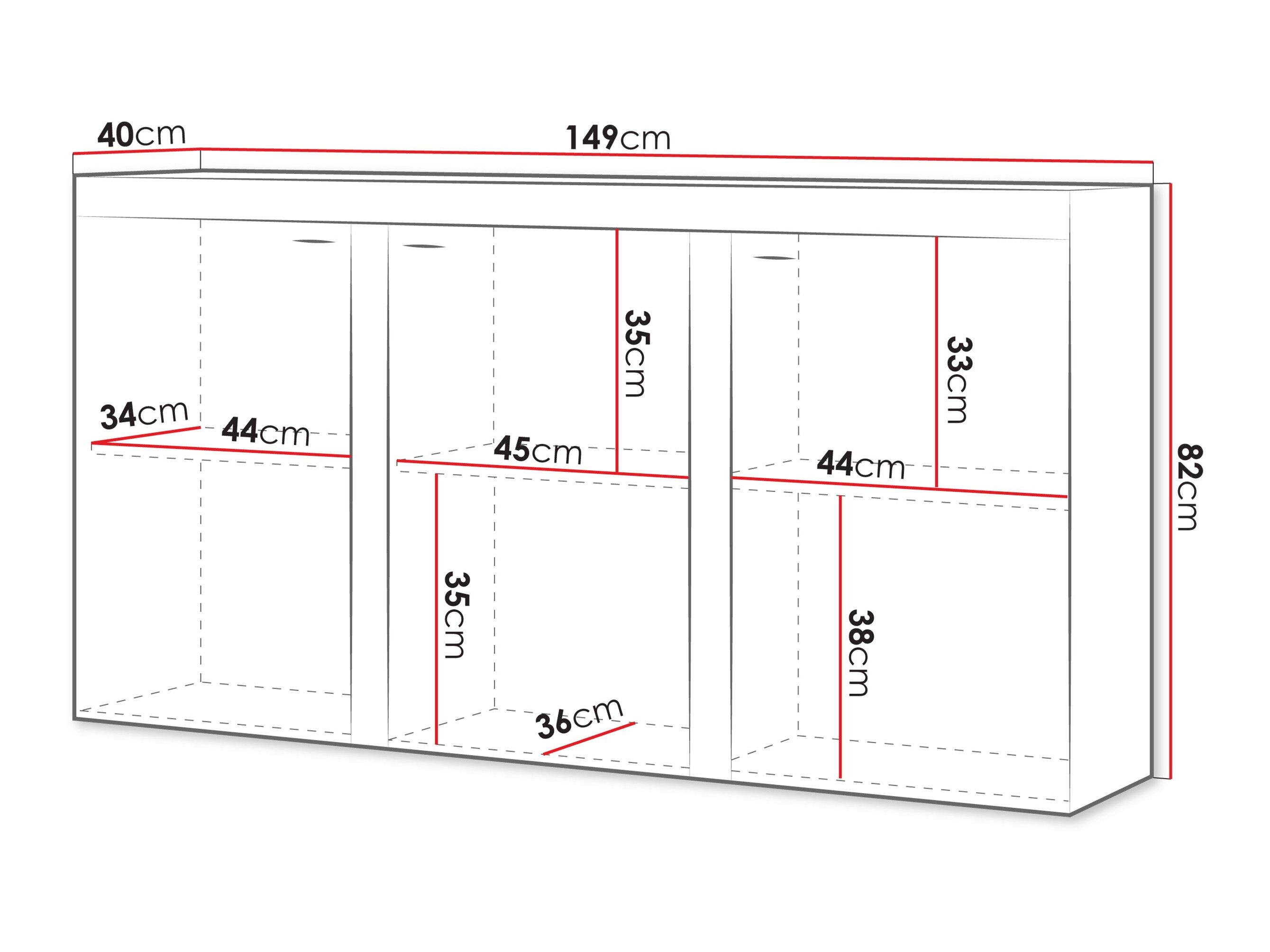 Skænk Tucson 121 (Egetræ)