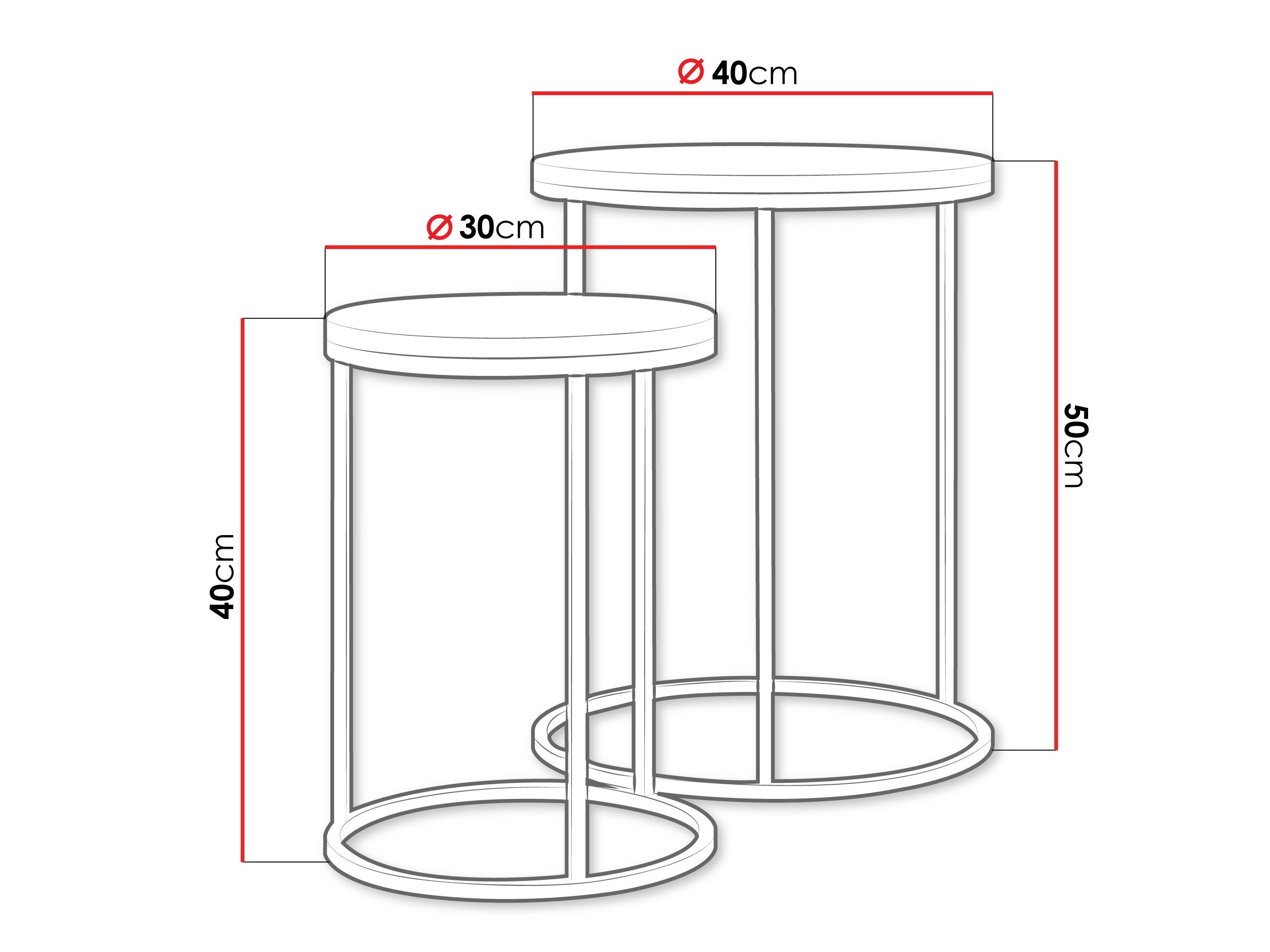 Sidebordesæt Iter (Sort)