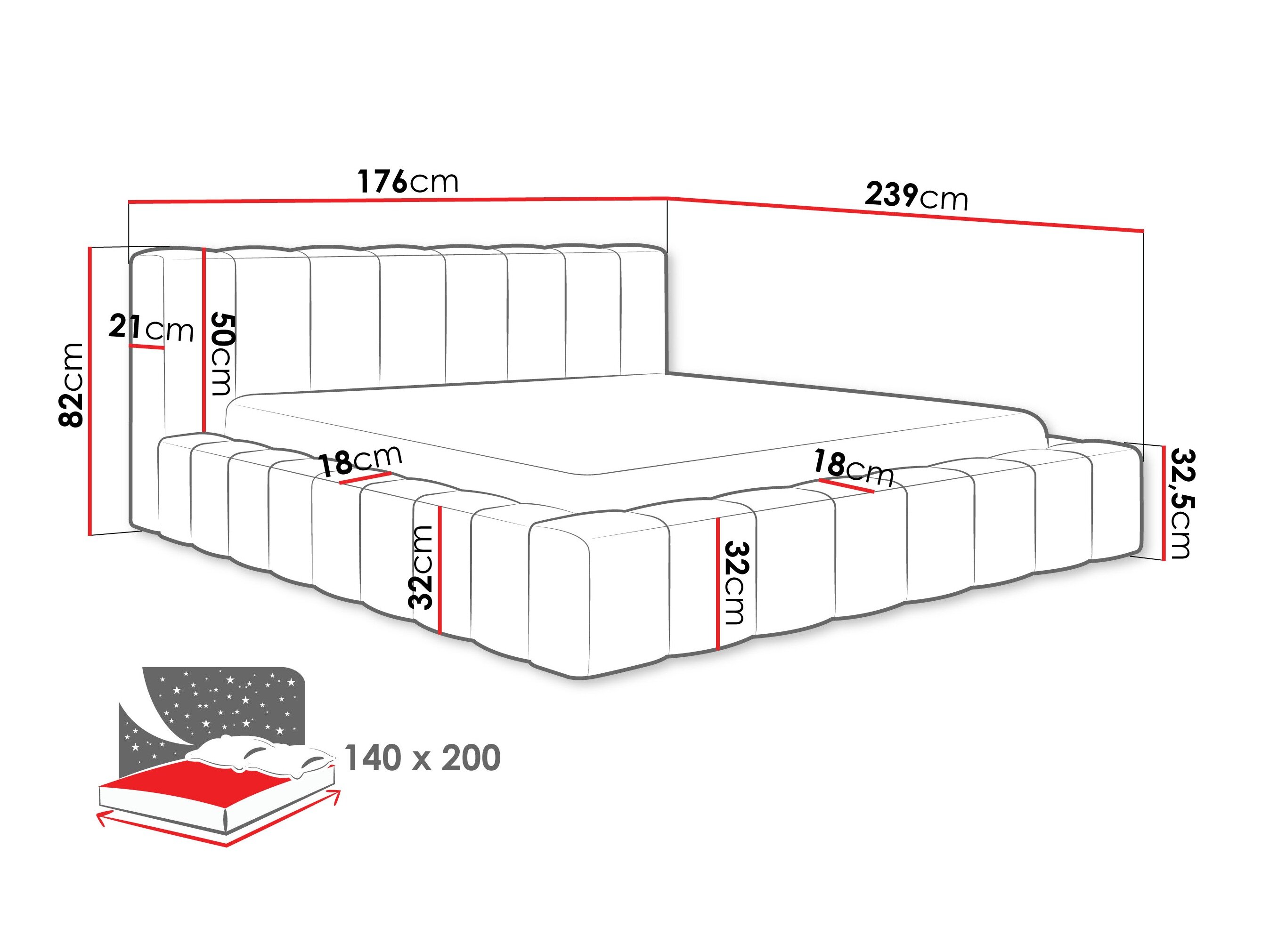 Bed Hesperia 125 (Kronos 35)
