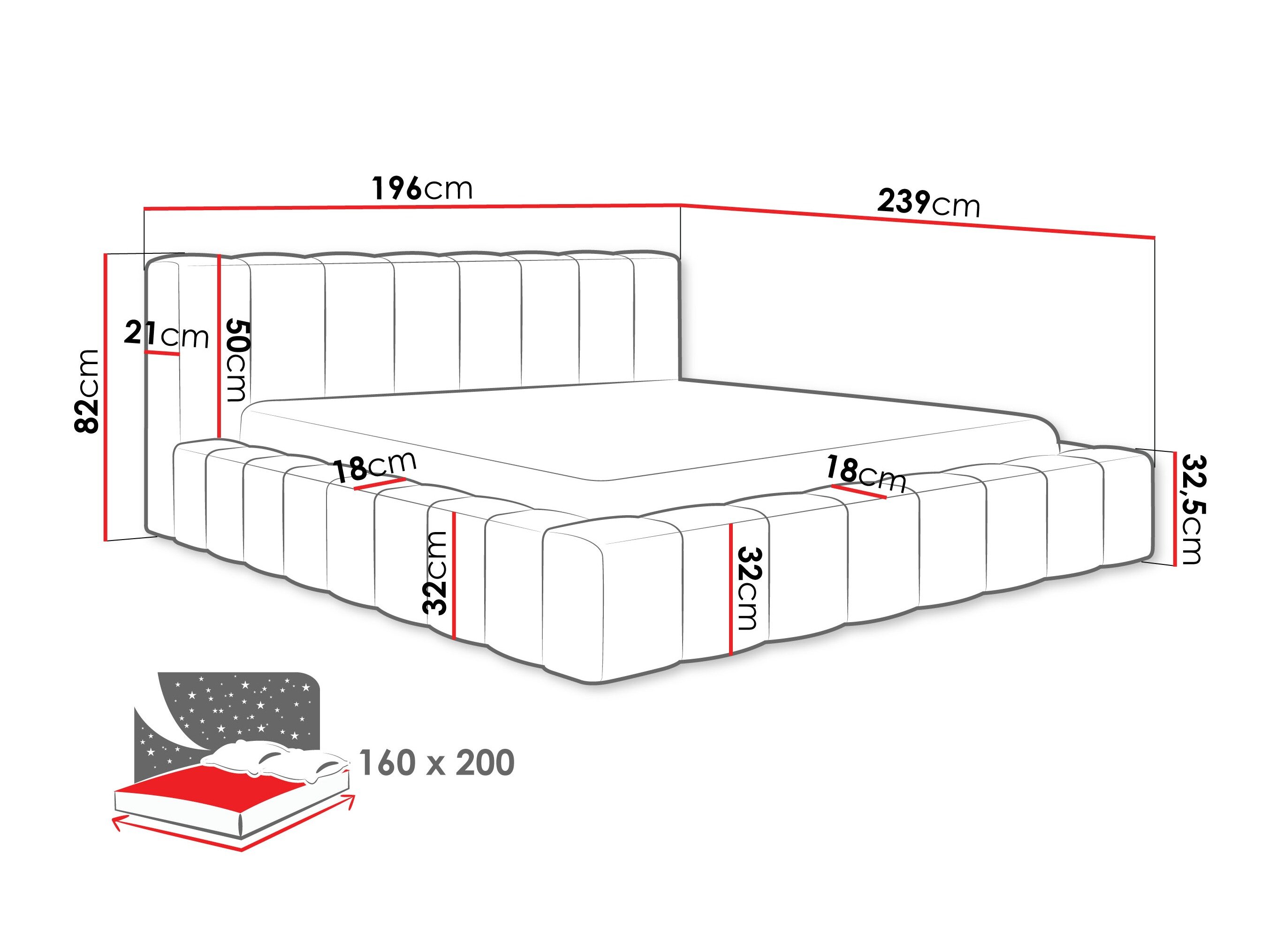 Bed Hesperia 125 (Kronos 35)