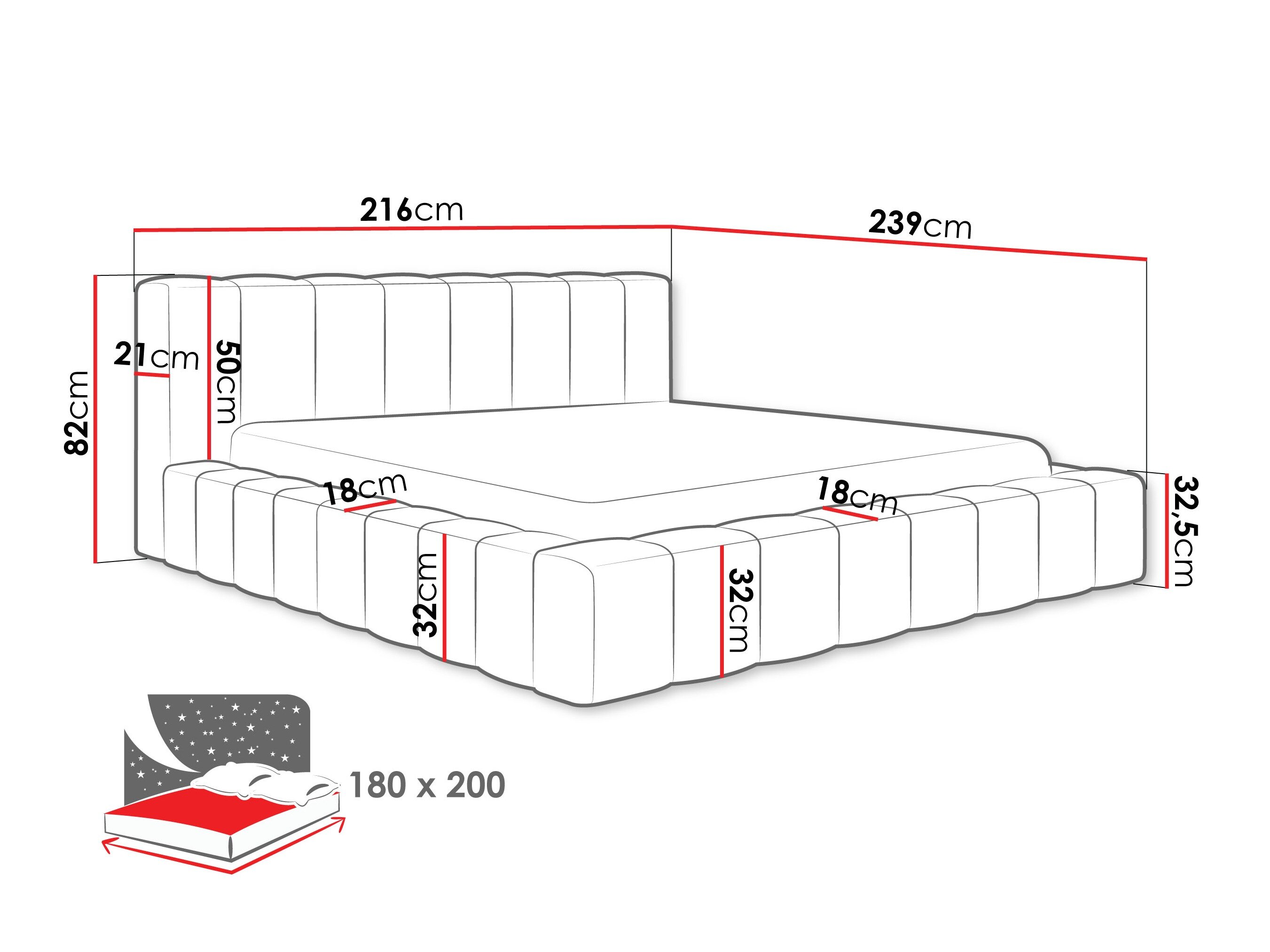 Bed Hesperia 125 (Kronos 35)
