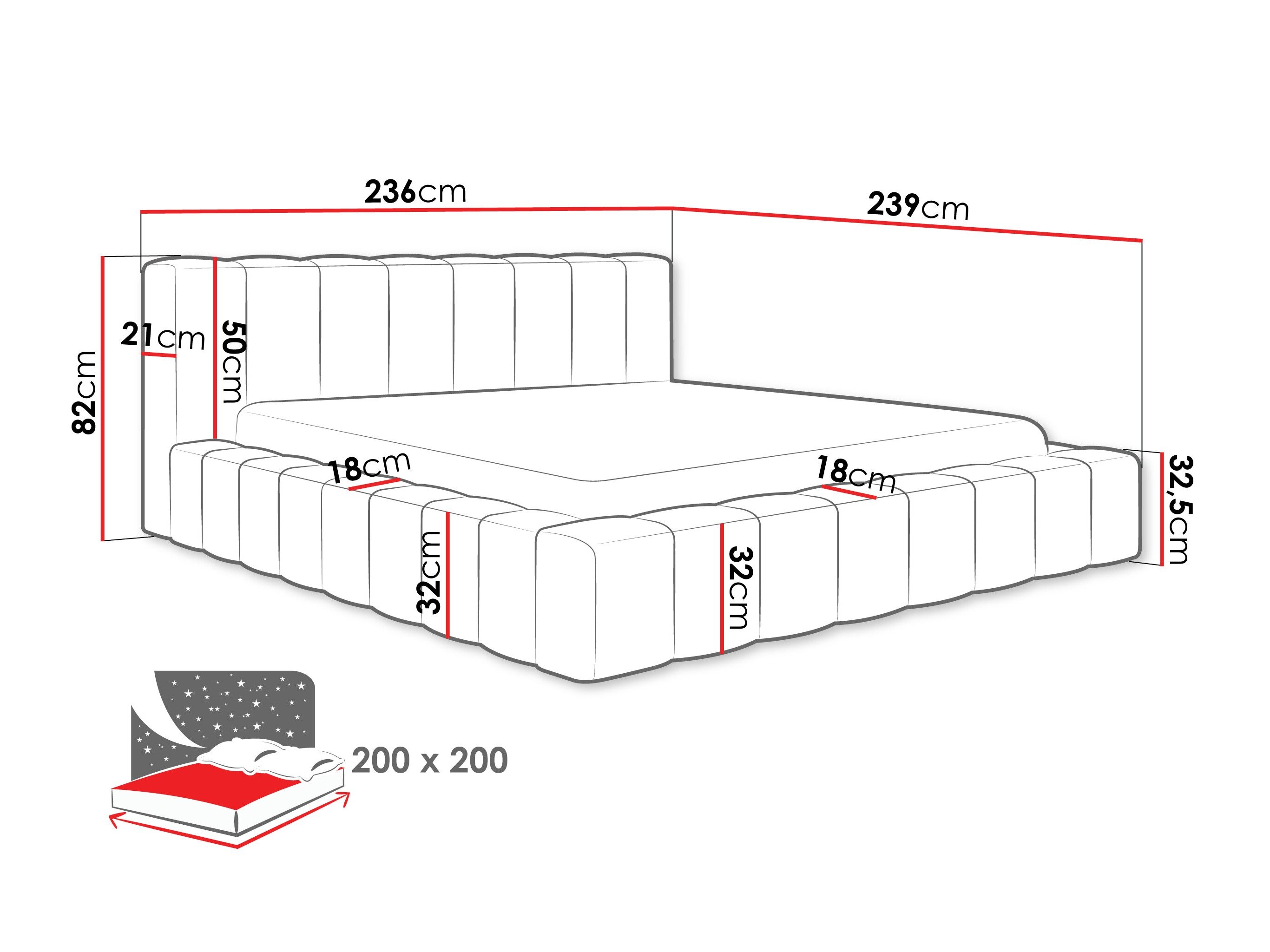 Bed Hesperia 125 (Kronos 35)
