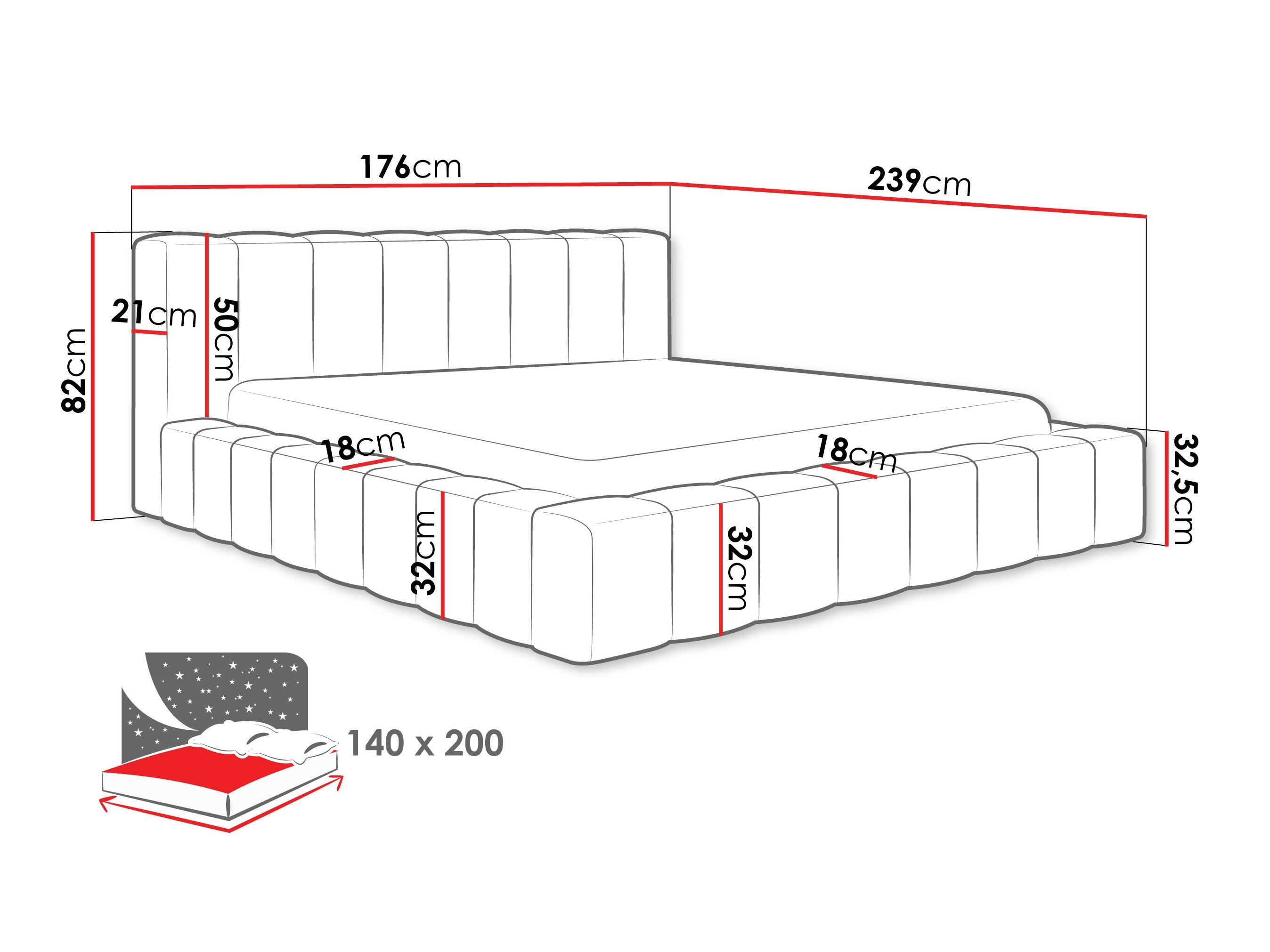 Bed Hesperia 125 (Kronos 38)