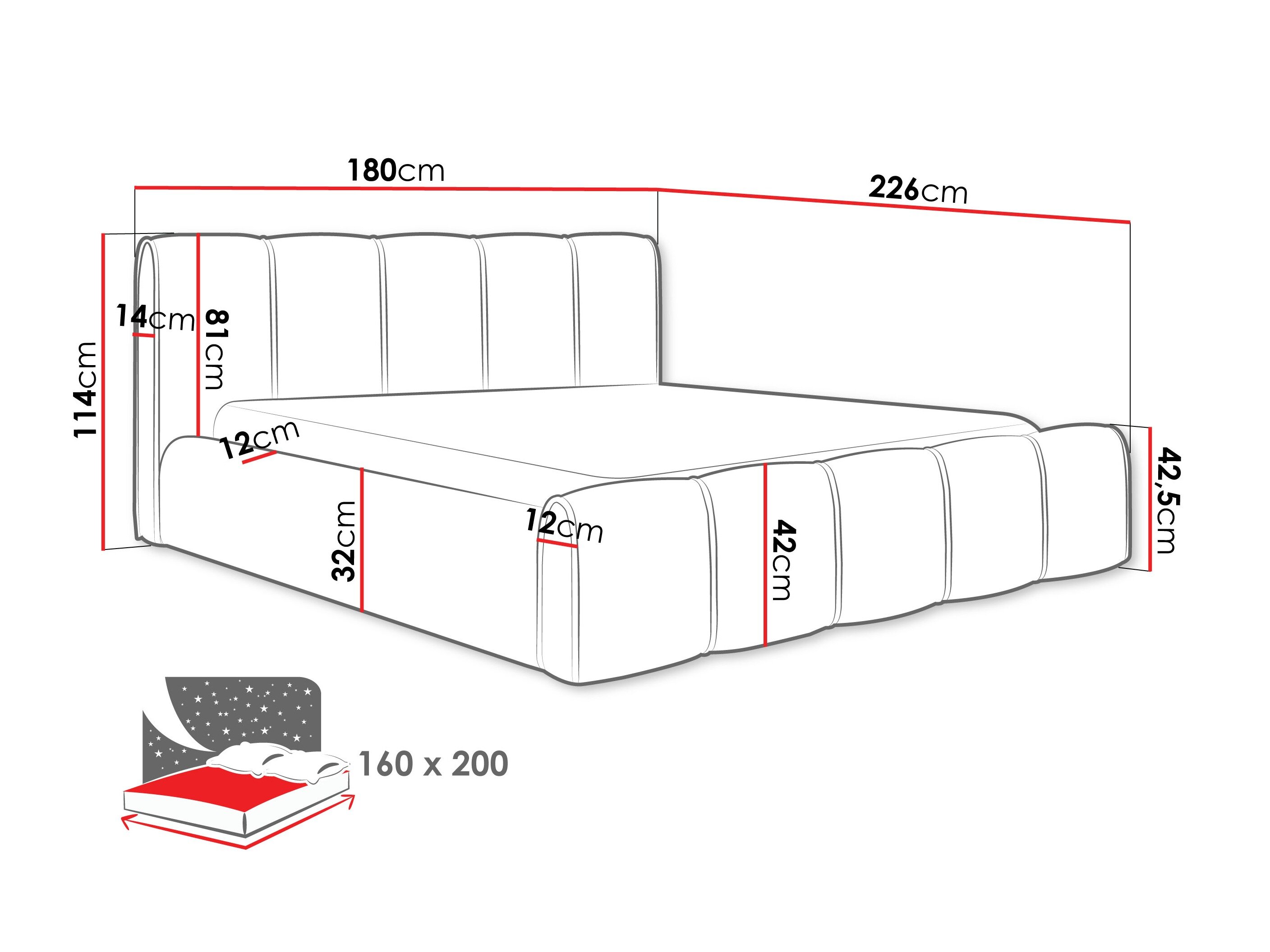 Bed Clario (Kronos 22)