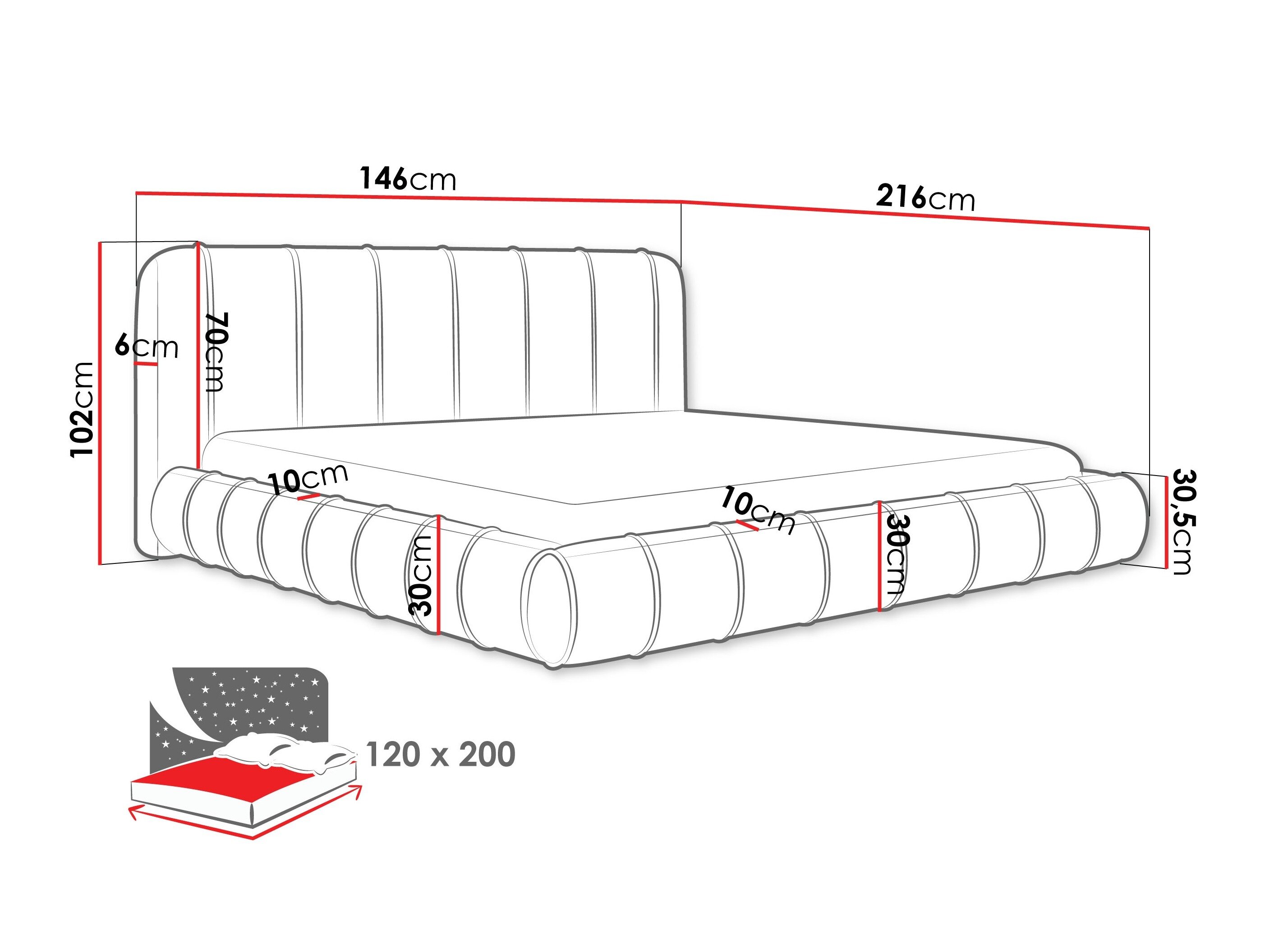 Bed Cucumos (Kronos 07)