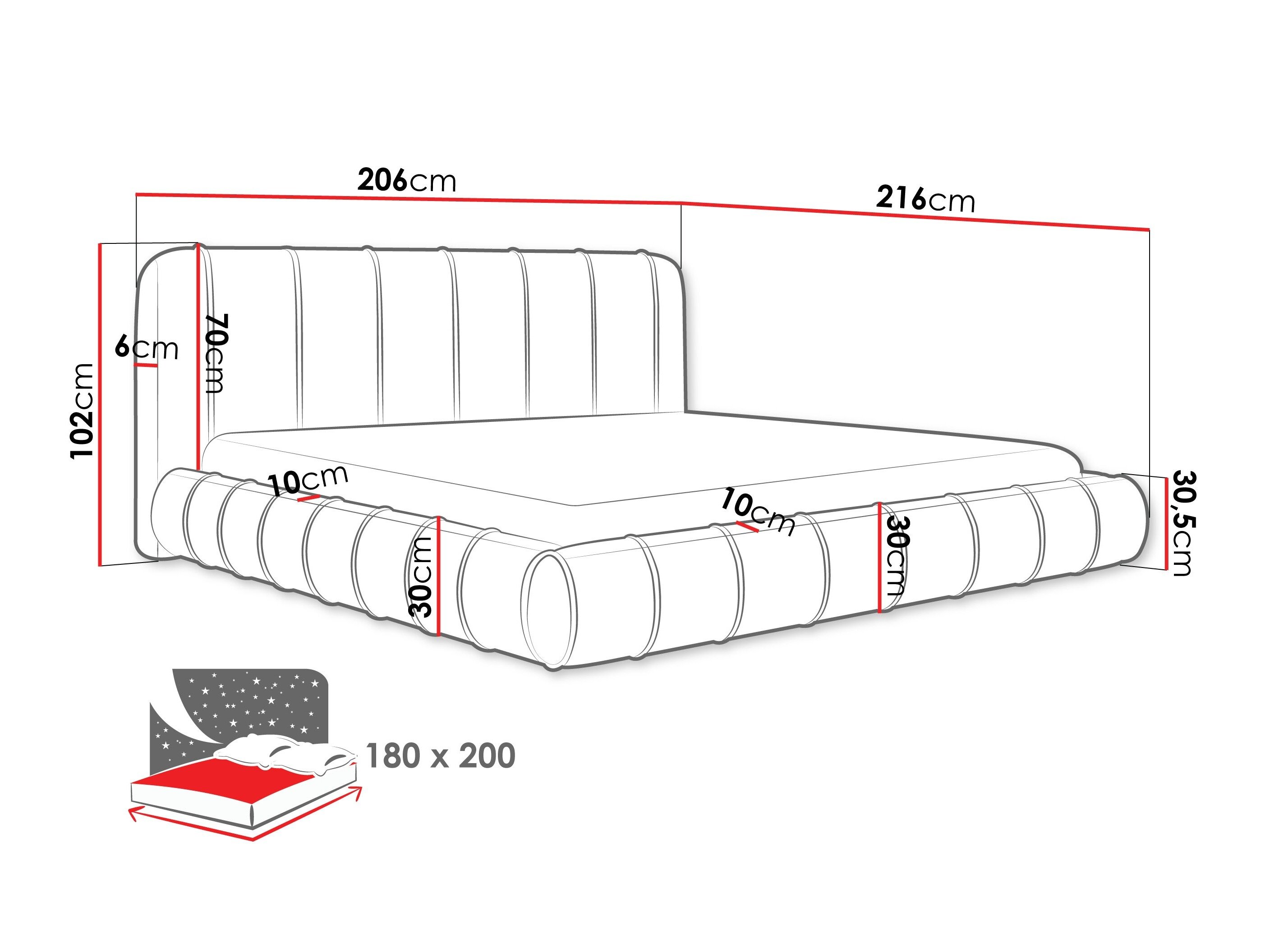 Bed Cucumos (Kronos 22)