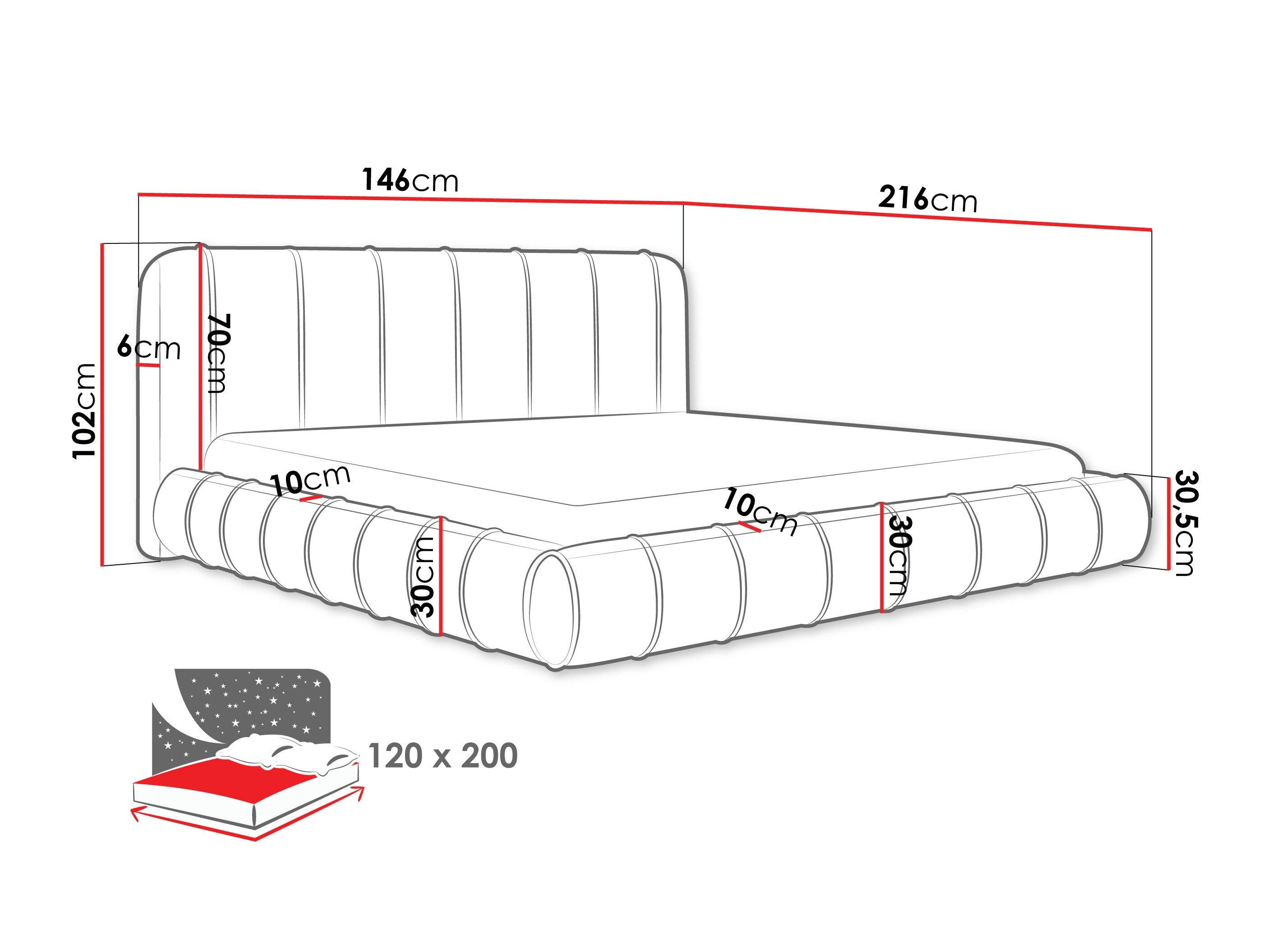 Bed Cucumos (Kronos 29)