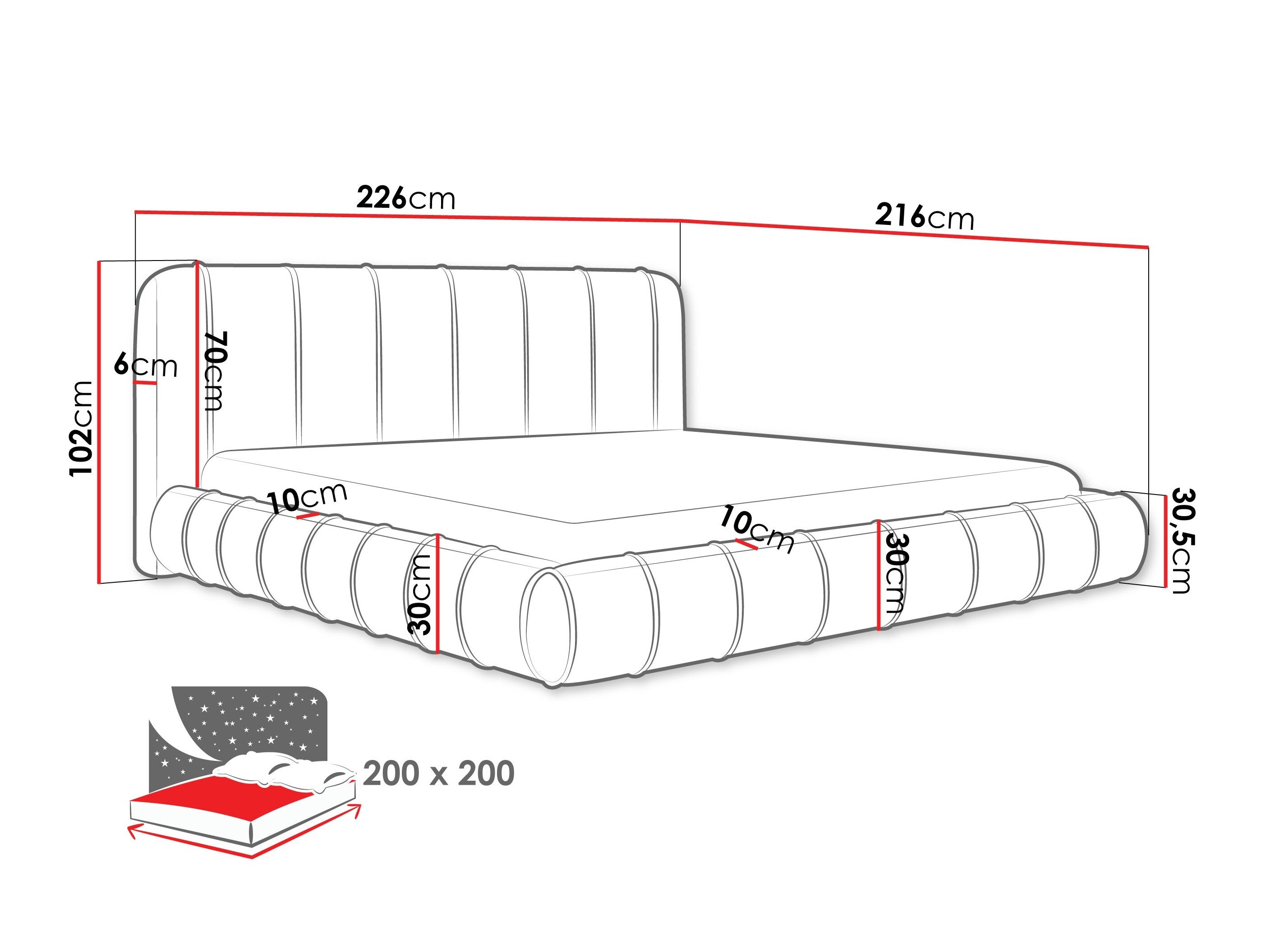 Bed Cucumos (Kronos 29)