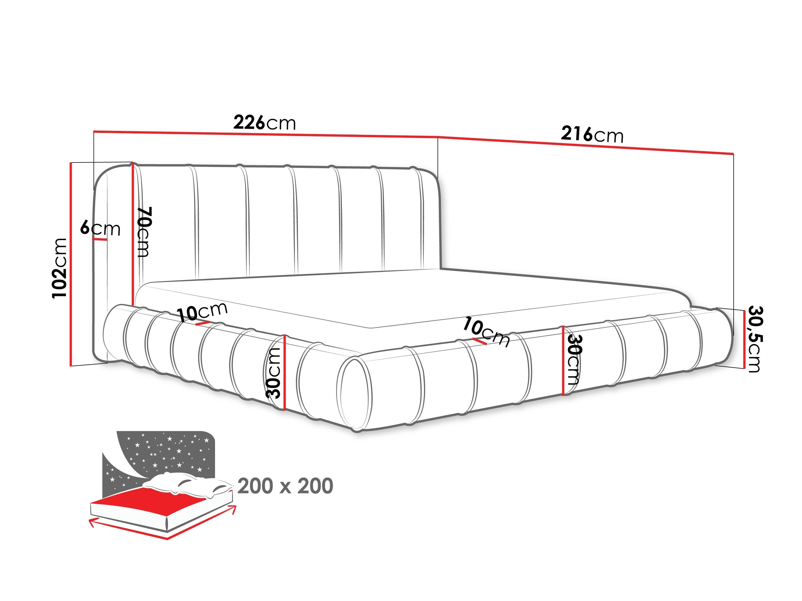 Bed Cucumos (Kronos 35)