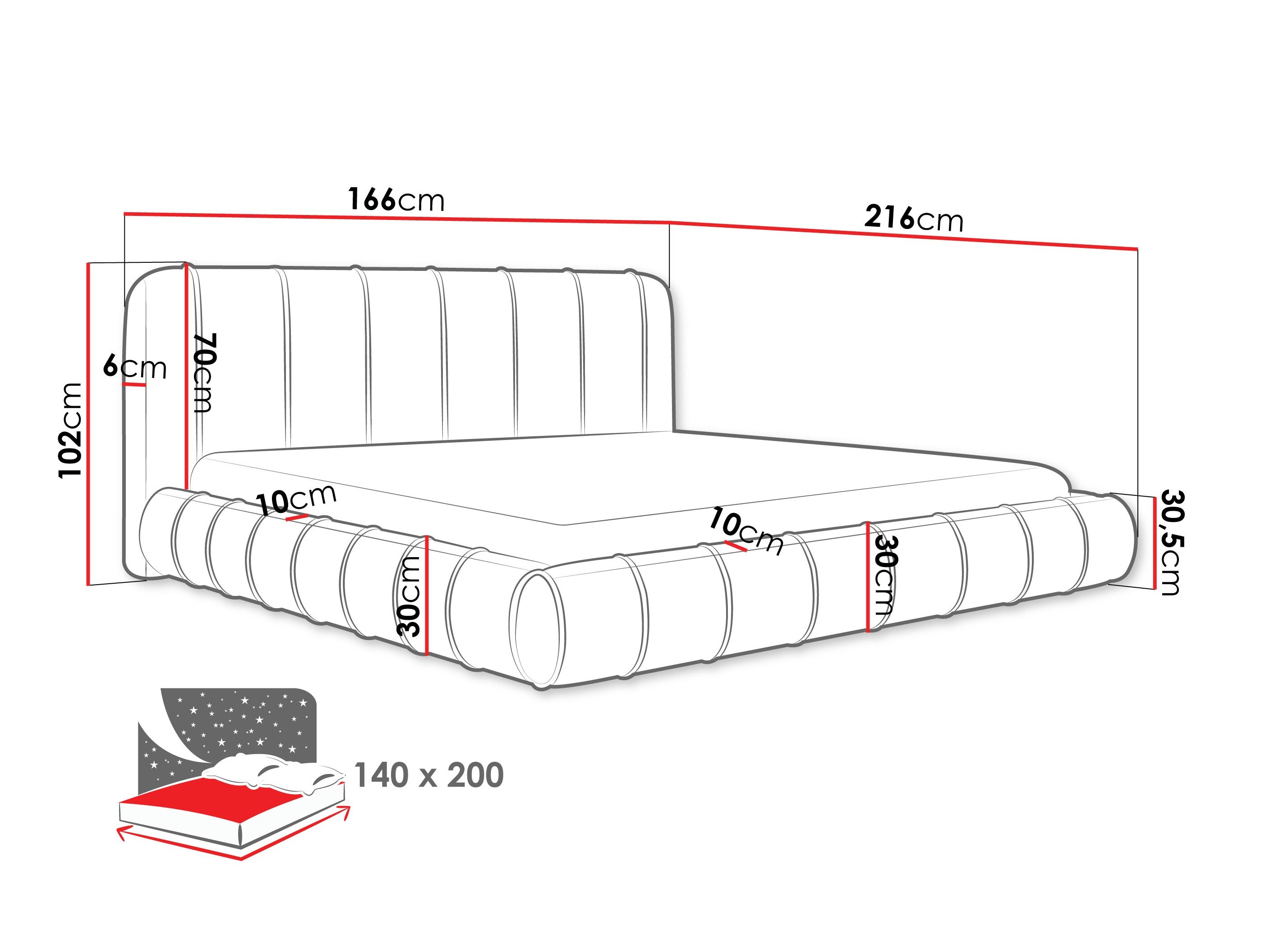 Bed Cucumos (Kronos 38)