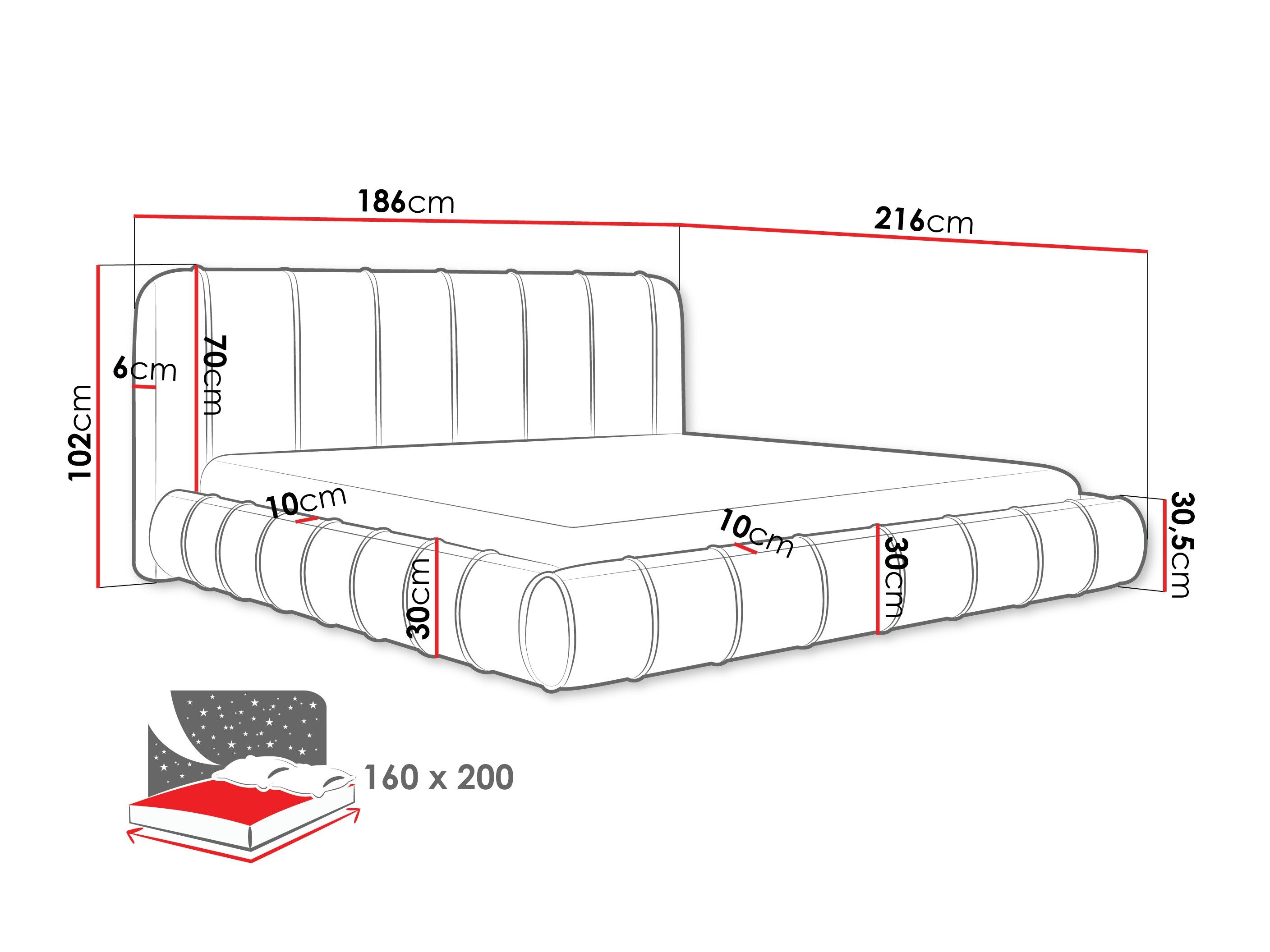 Bed Cucumos (Kronos 38)