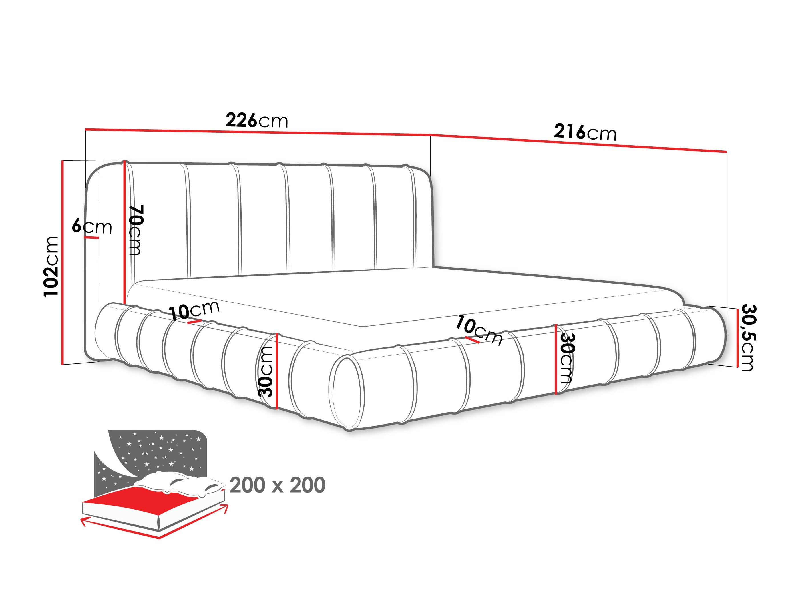 Bed Cucumos (Kronos 38)