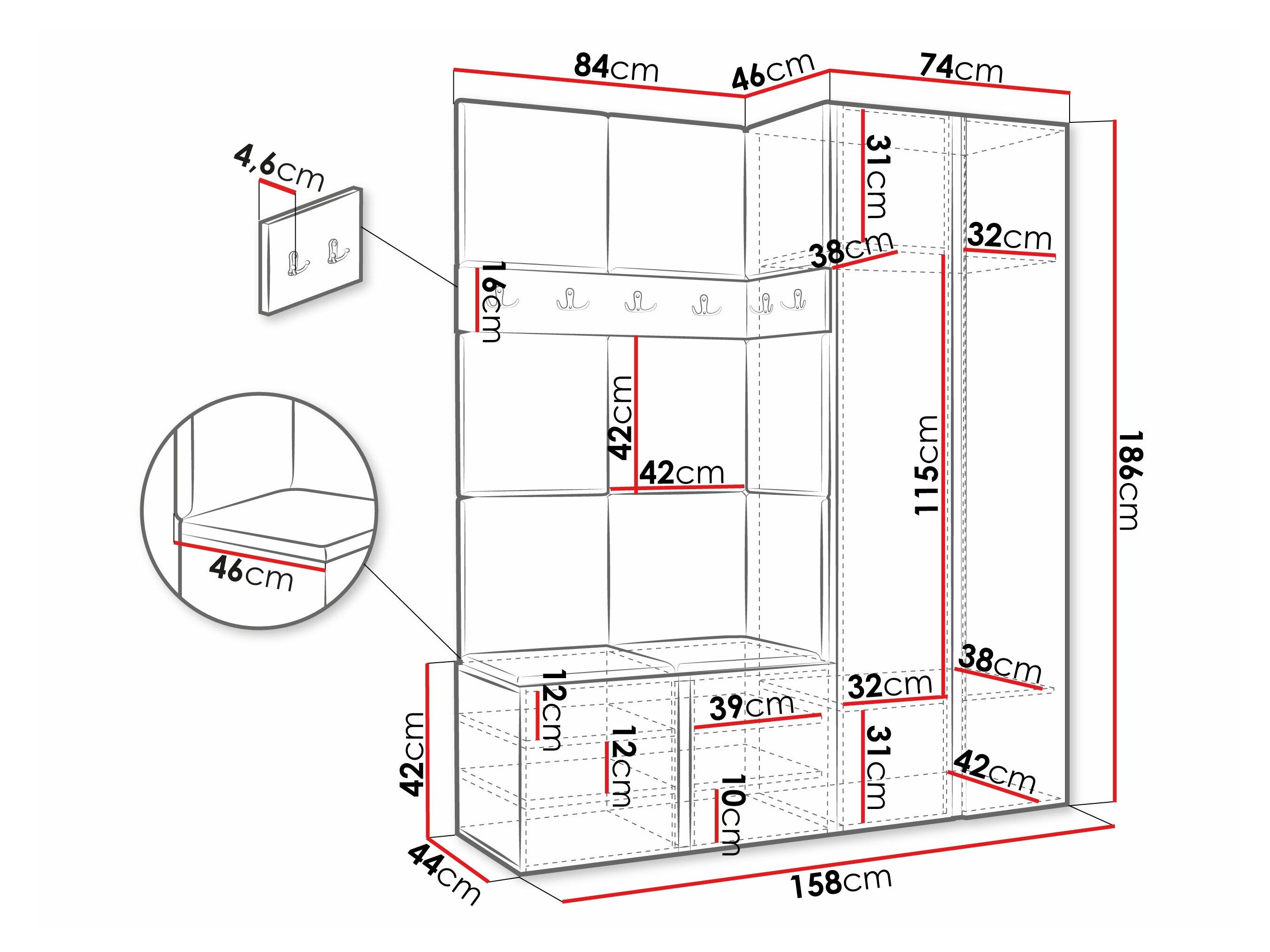 Entrésæt Pinis III (Artisan eg)