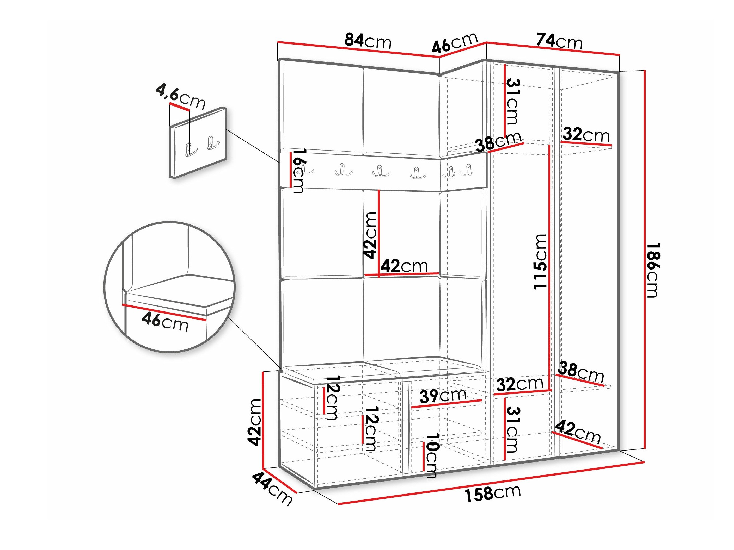 Entrésæt Pinis III (Grafit)