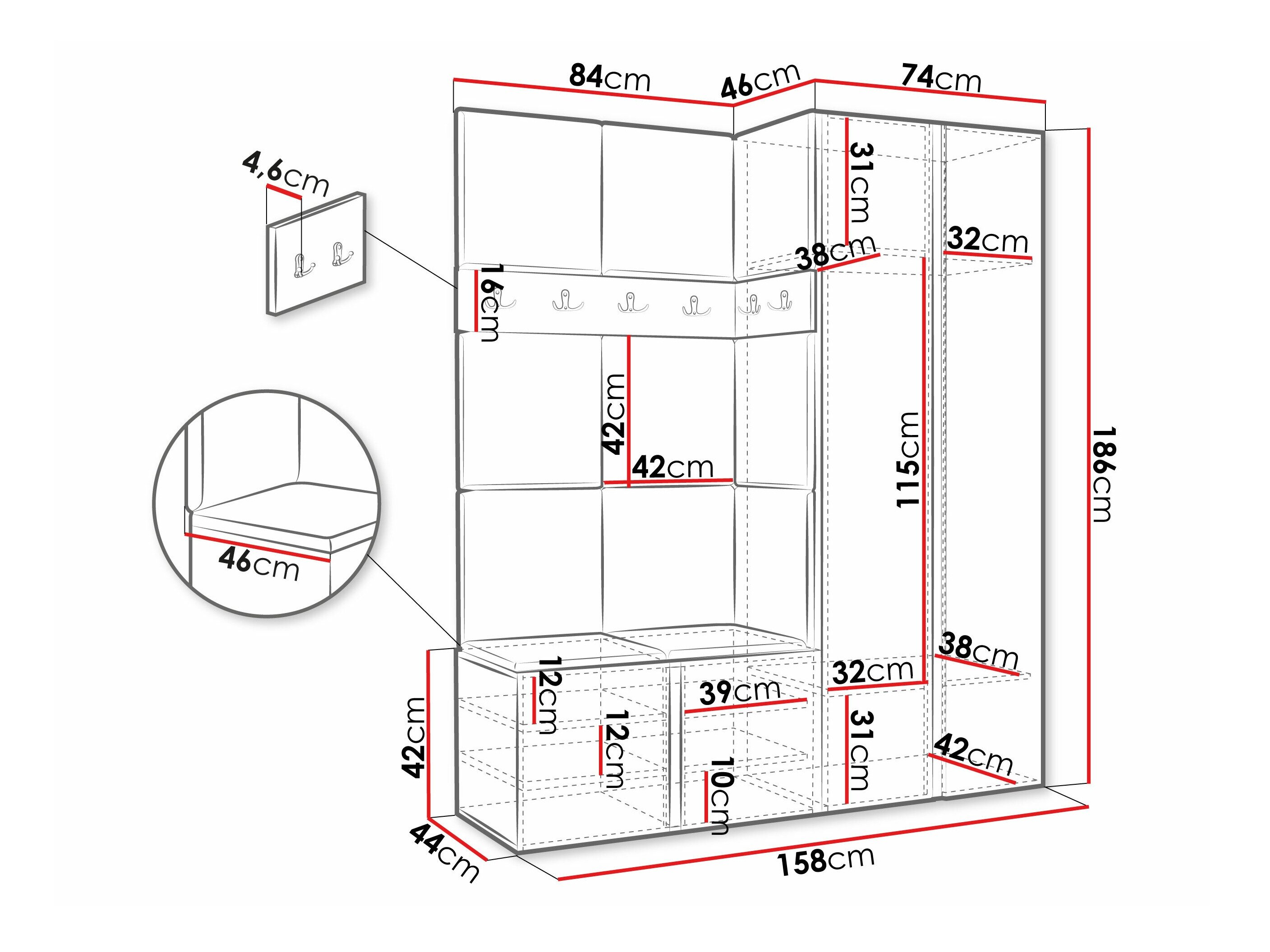 Entrésæt Pinis III (Grafit)