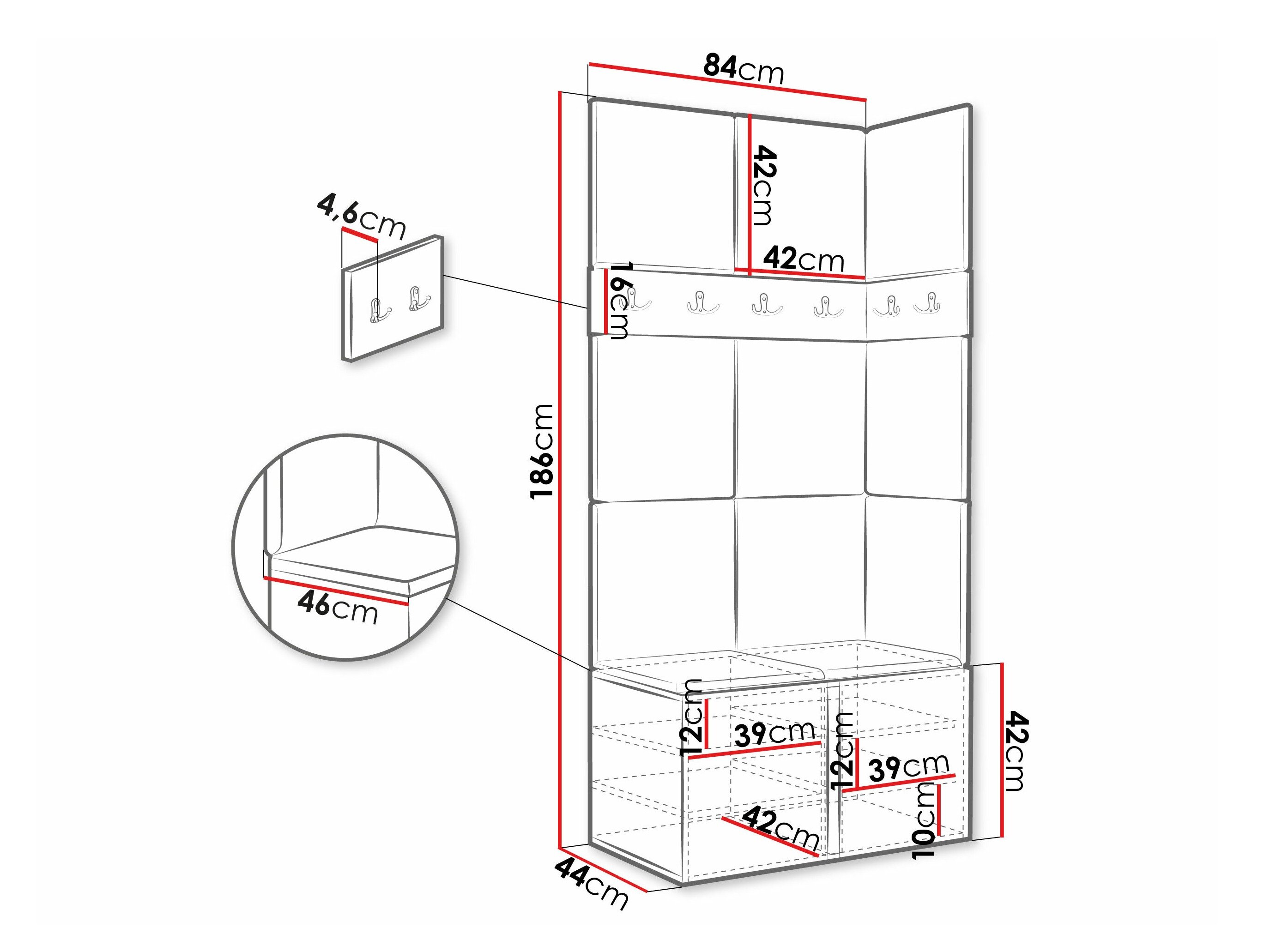 Entrésæt Hartford 264 (Artisan eg)
