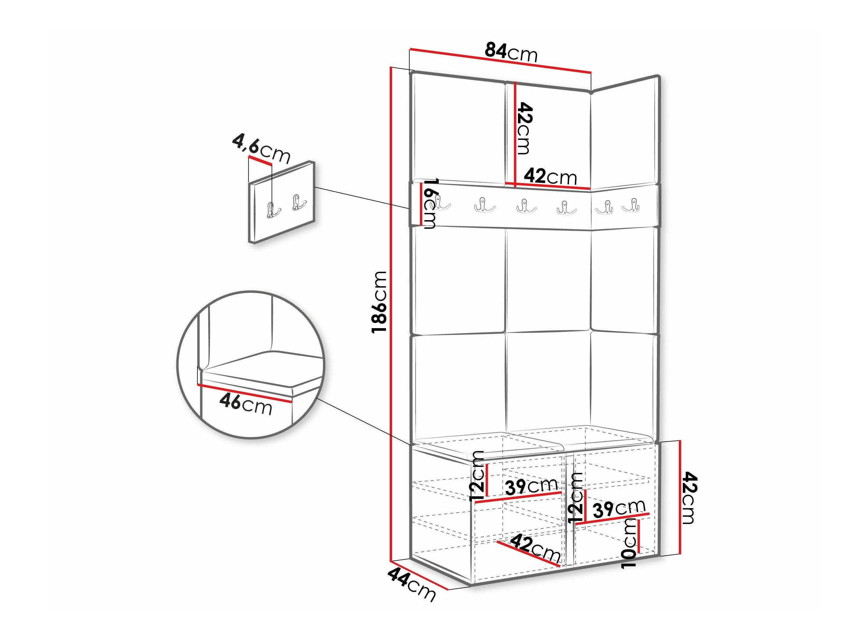 Entrésæt Hartford 264 (Artisan eg)