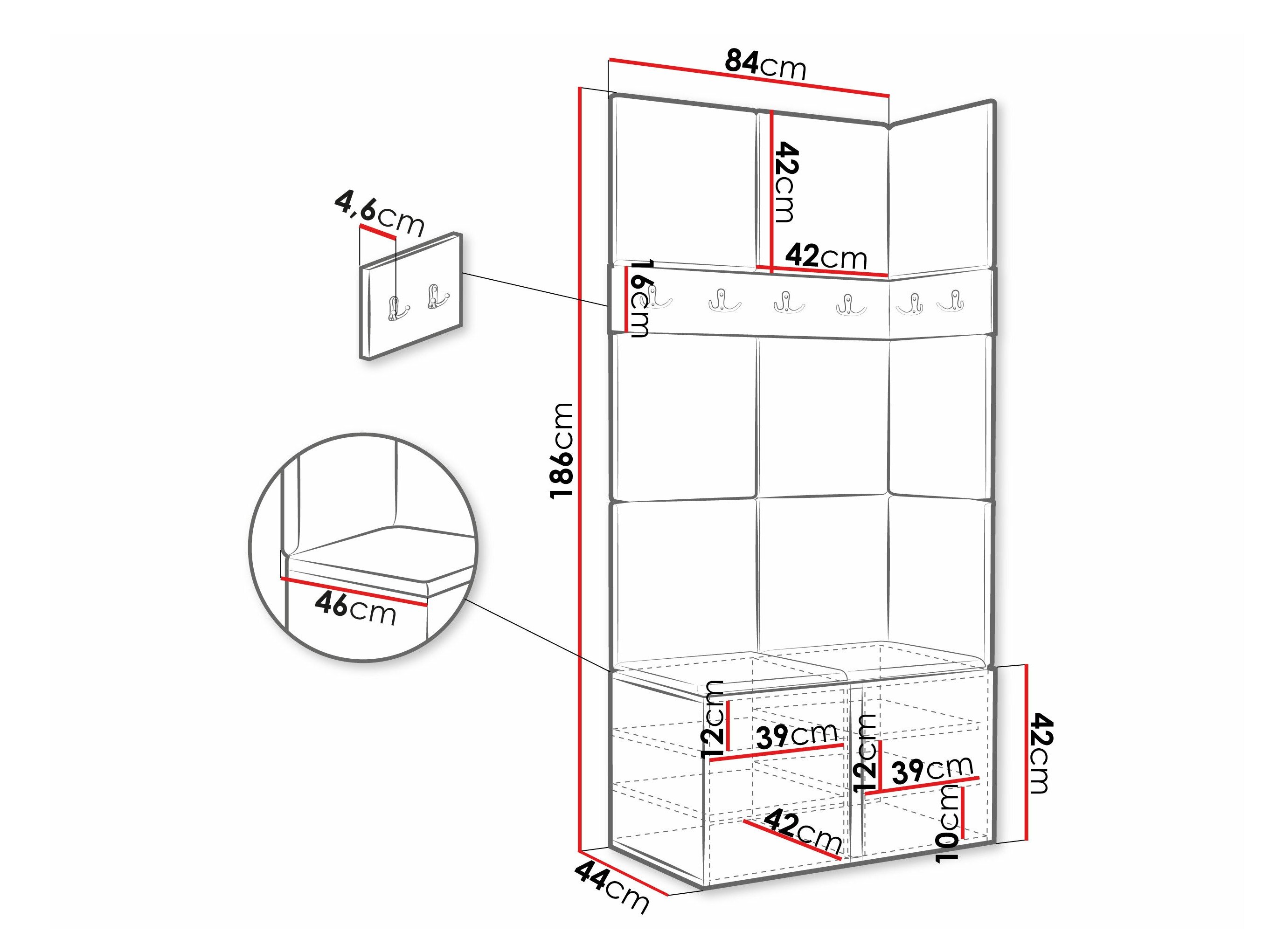 Entrésæt Hartford 264 (Artisan eg)