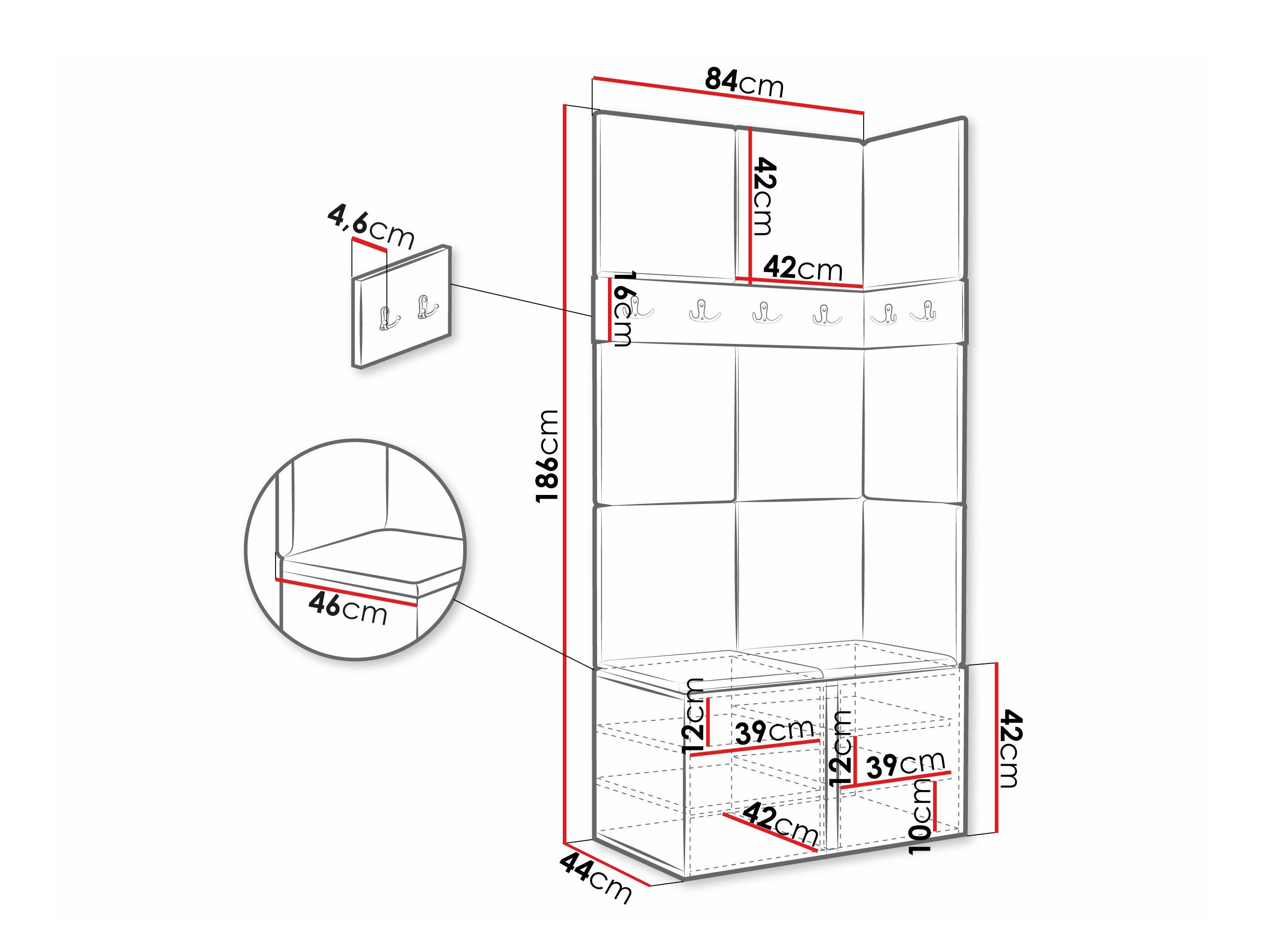 Entrésæt Hartford 264 (Artisan eg)