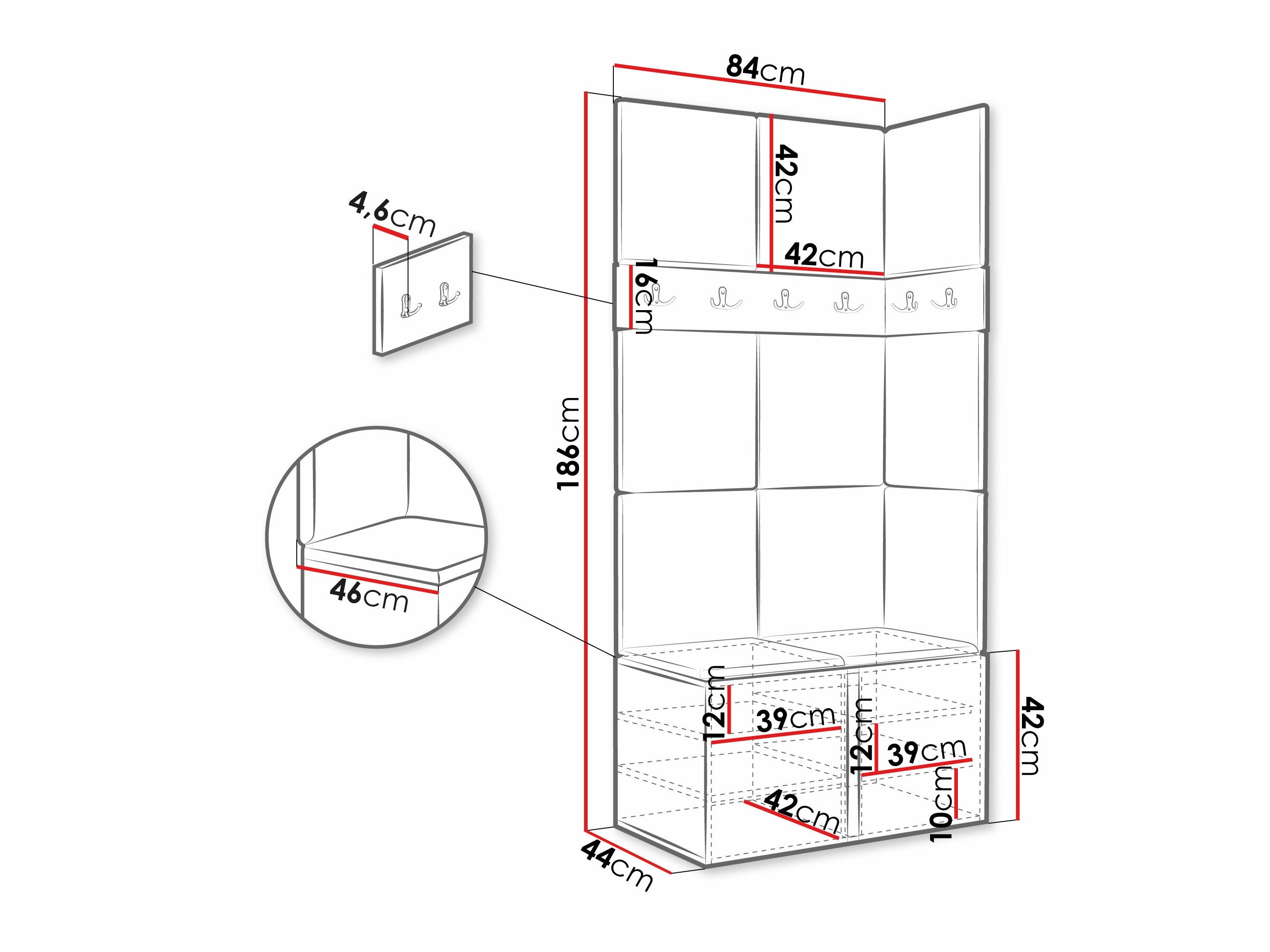 Entrésæt Hartford 264 (Artisan eg)