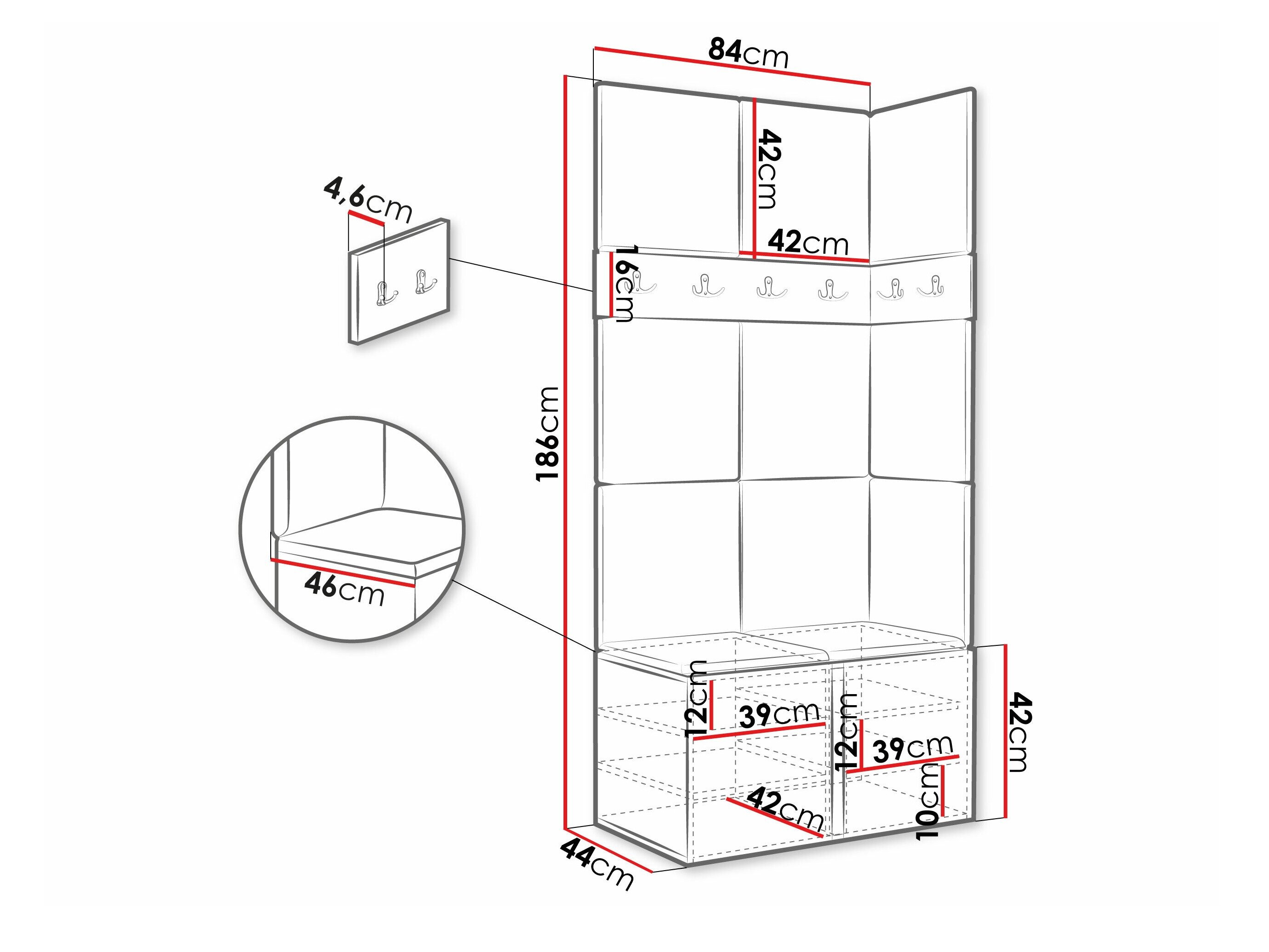 Entrésæt Hartford 264 (Artisan eg)