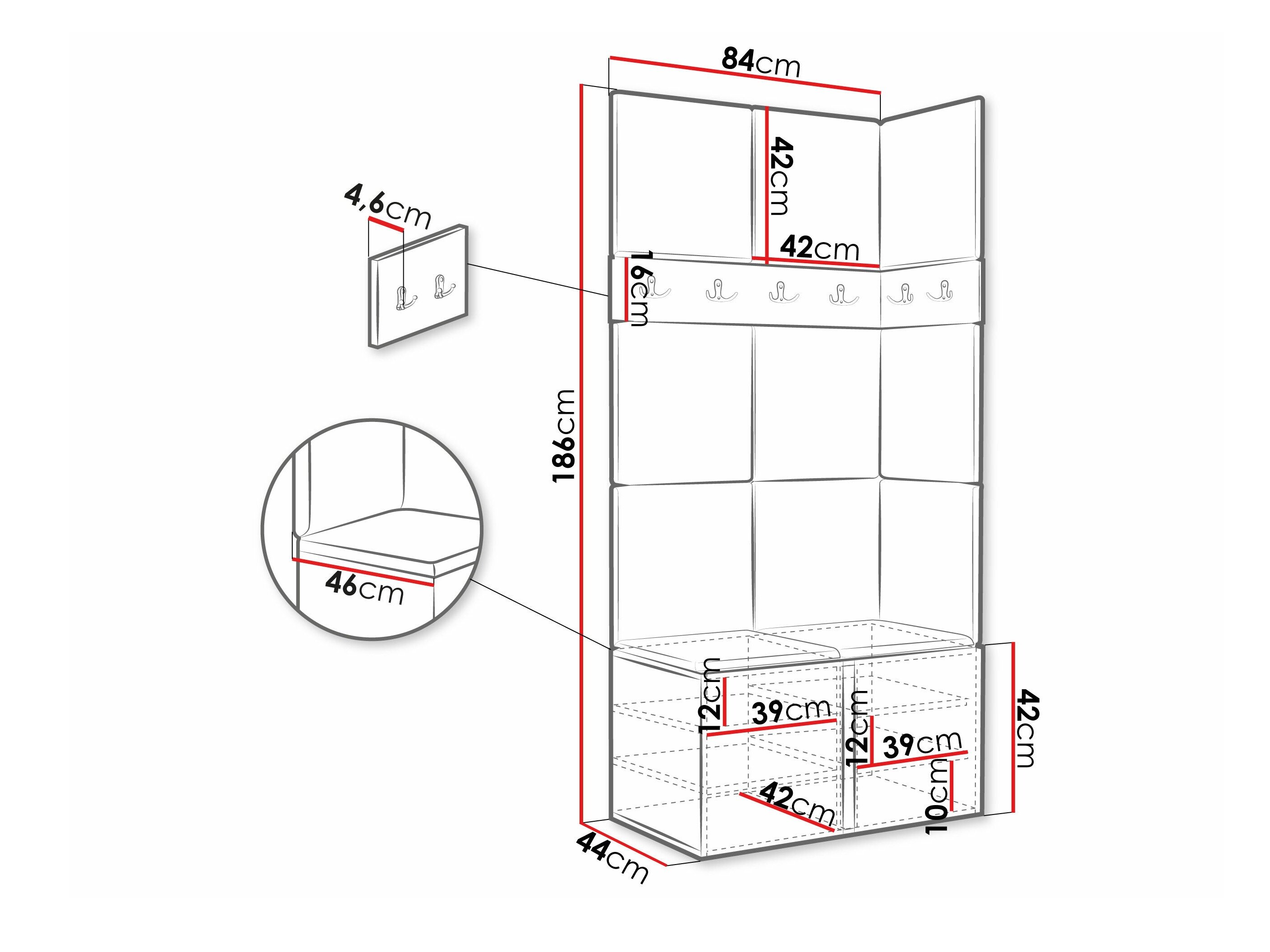 Entrésæt Hartford 264 (Hvid)