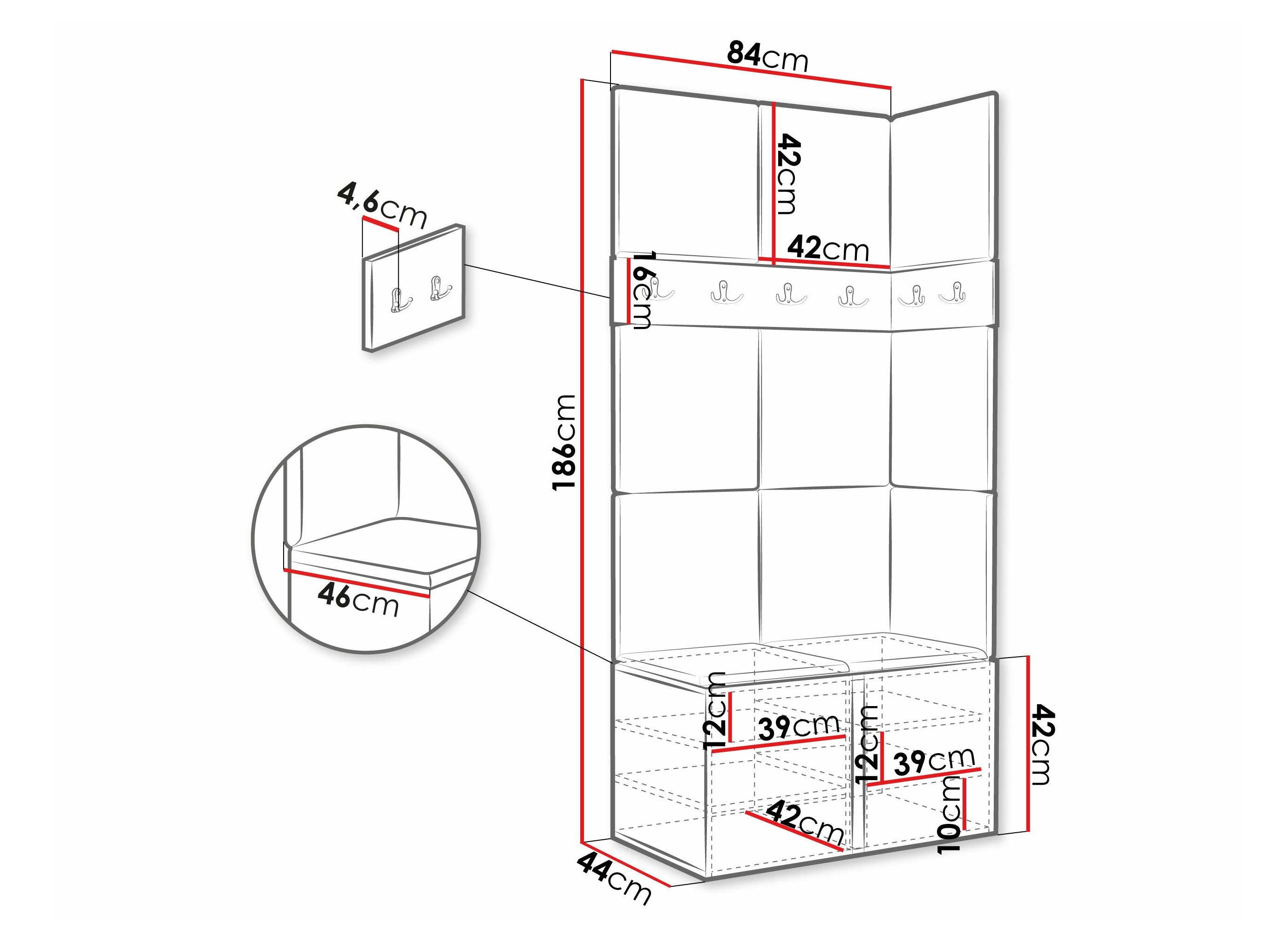 Entrésæt Hartford 264 (Hvid)
