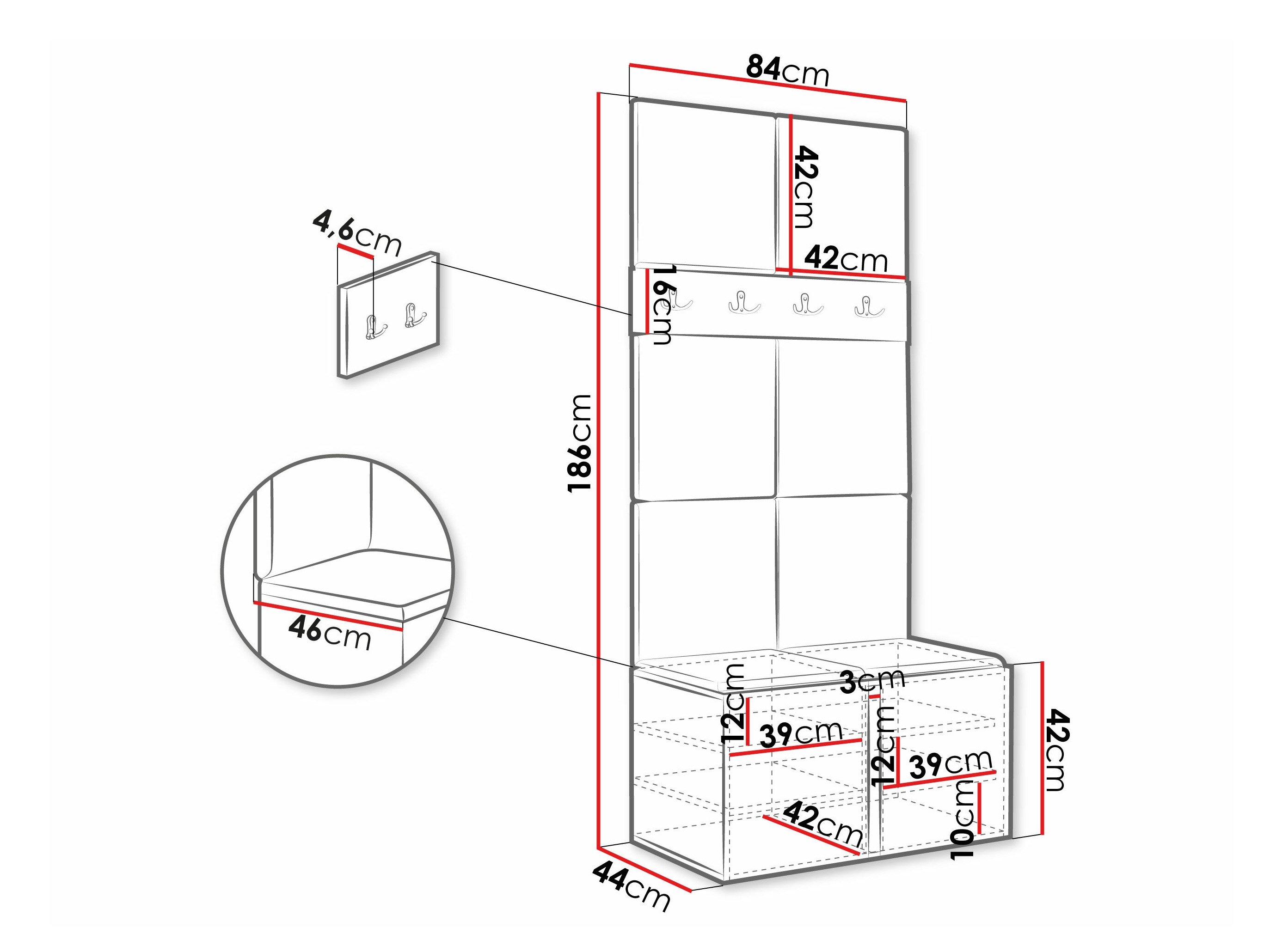 Entrésæt Hartford 267 (Artisan eg)