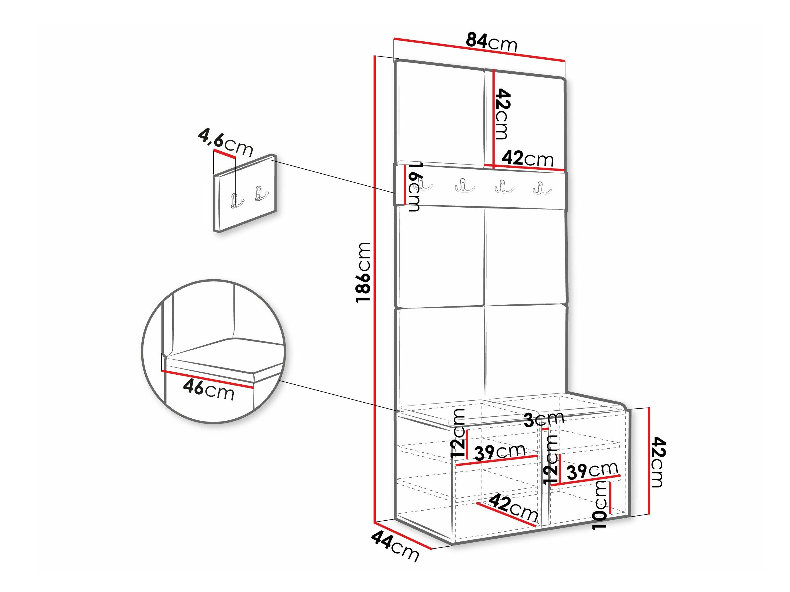 Entrésæt Hartford 267 (Artisan eg)